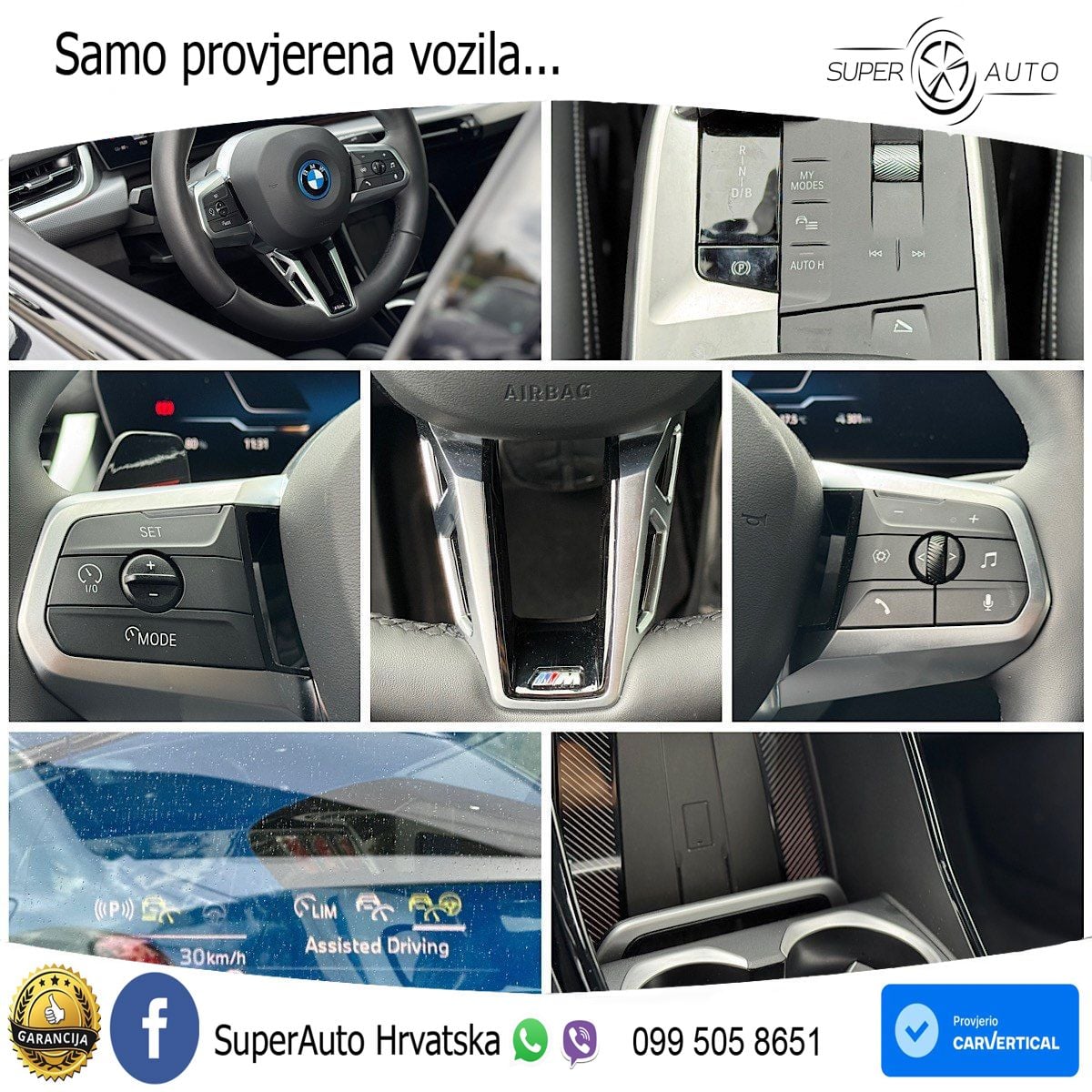 BMW iX2 66.5 kWh (313 KS) xDrive30 M Sport LED+GR SJED+ACC