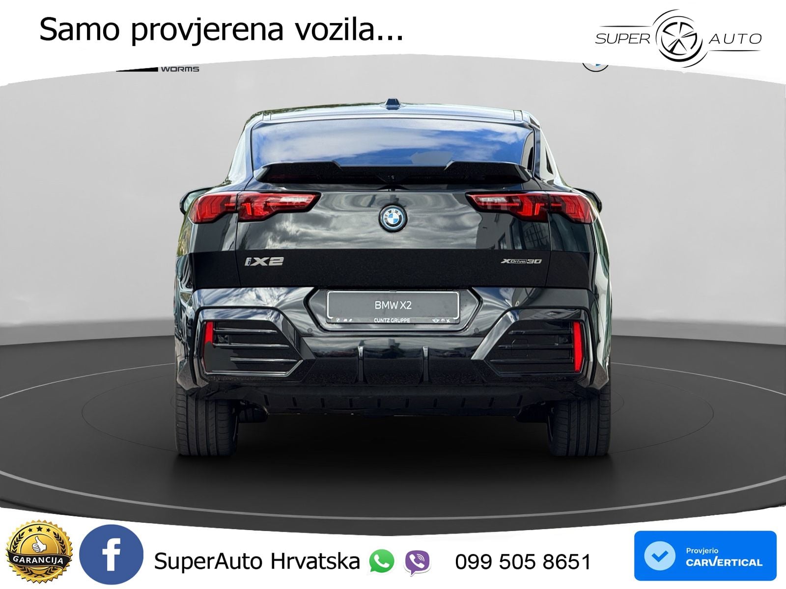 BMW iX2 66.5 kWh (313 KS) xDrive30 M Sport LED+GR SJED+ACC
