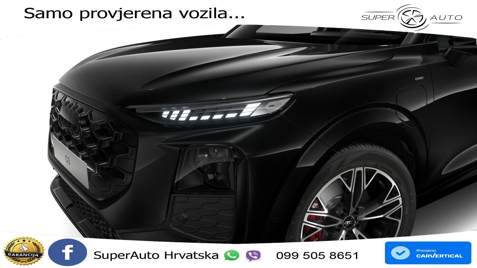 Audi Q3 1.5 TFSIe (272 KS) S tronic LED+ACC