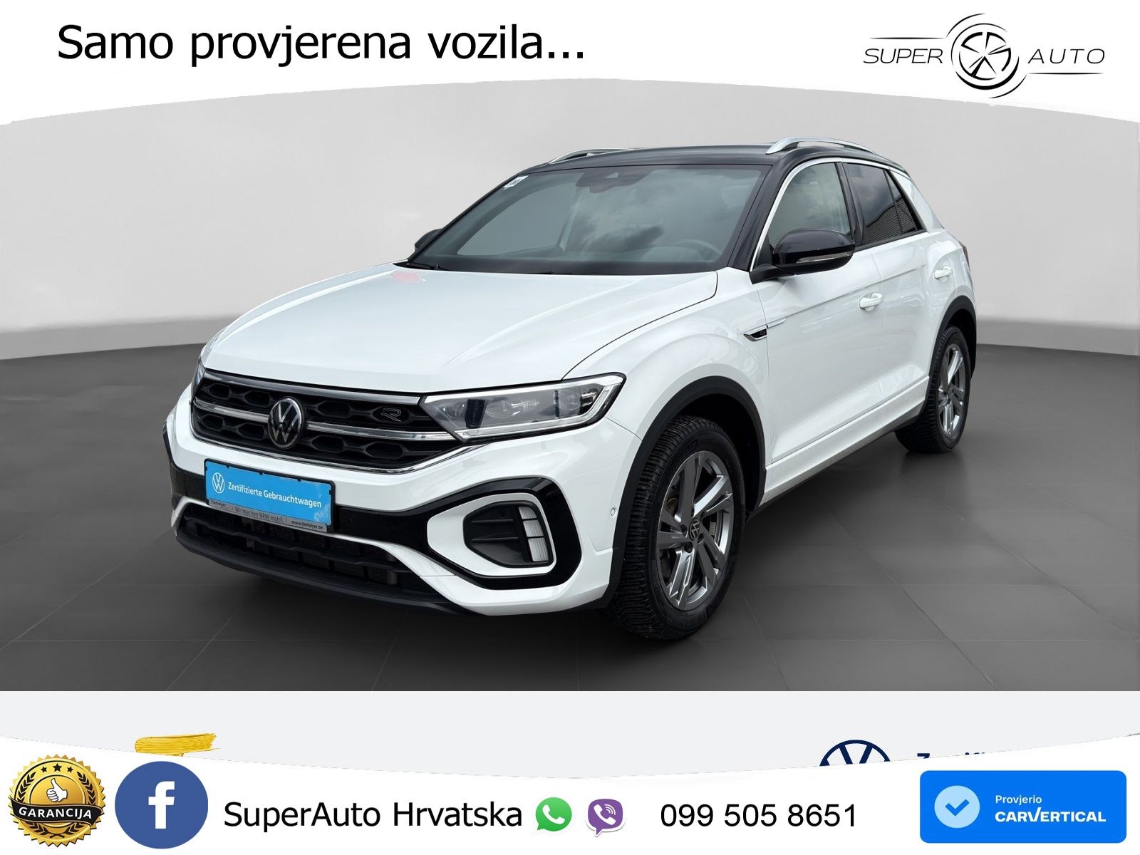 Volkswagen T-Roc 2.0 TSI (190 KS) 4M DSG R-Line LED+GR SJED+ACC