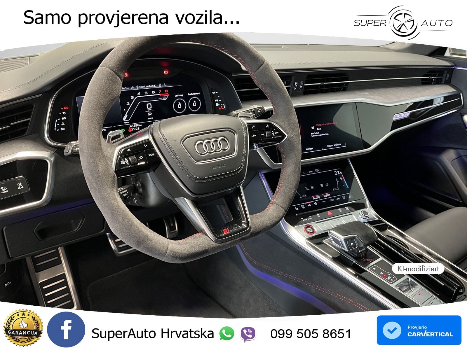 Audi RS6 Avant 4.0 TFSI V8 performance (630 KS)  quattro tiptronic MATRIX+GR SJED+KAM