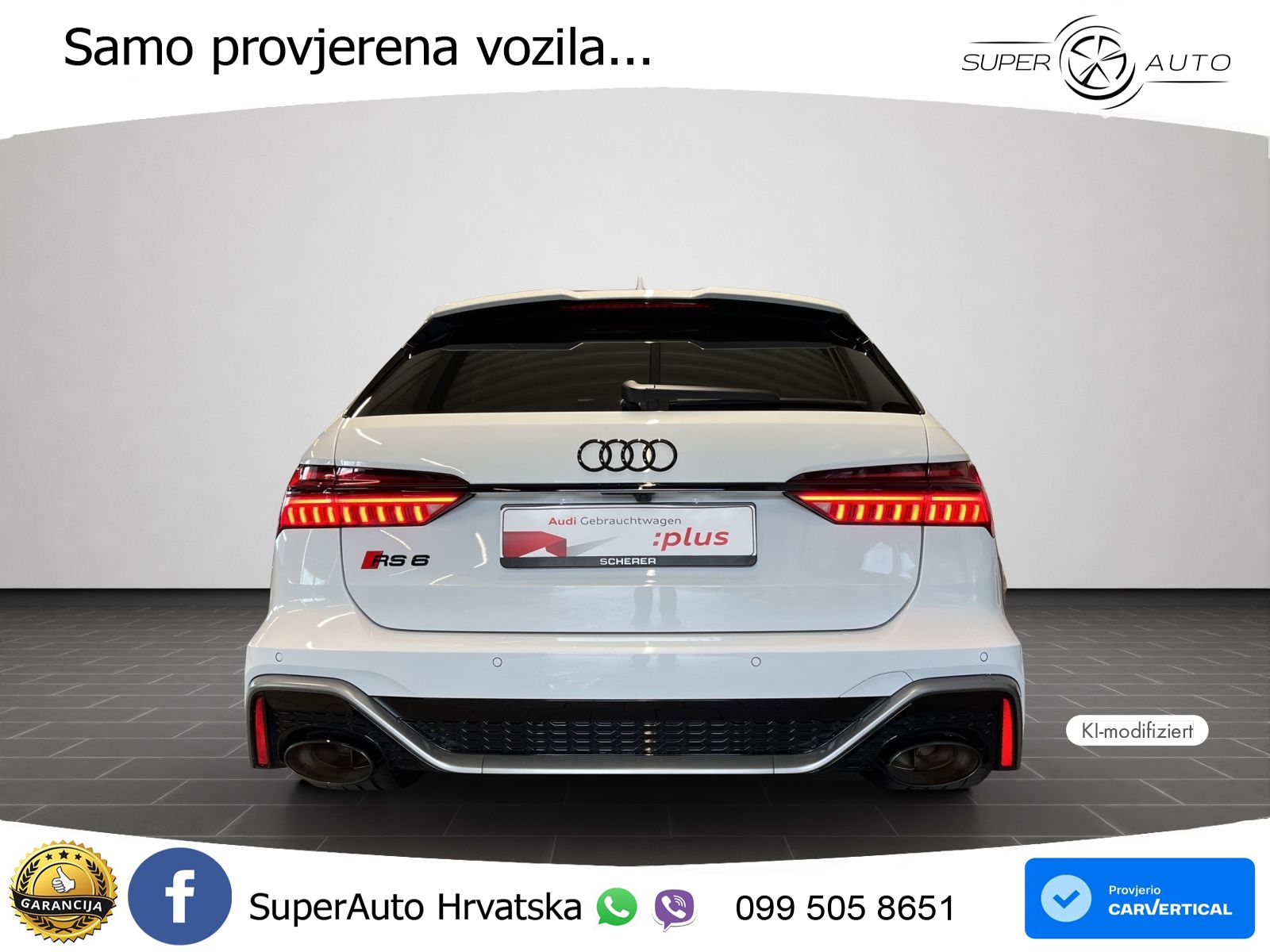 Audi RS6 Avant 4.0 TFSI V8 performance (630 KS)  quattro tiptronic MATRIX+GR SJED+KAM