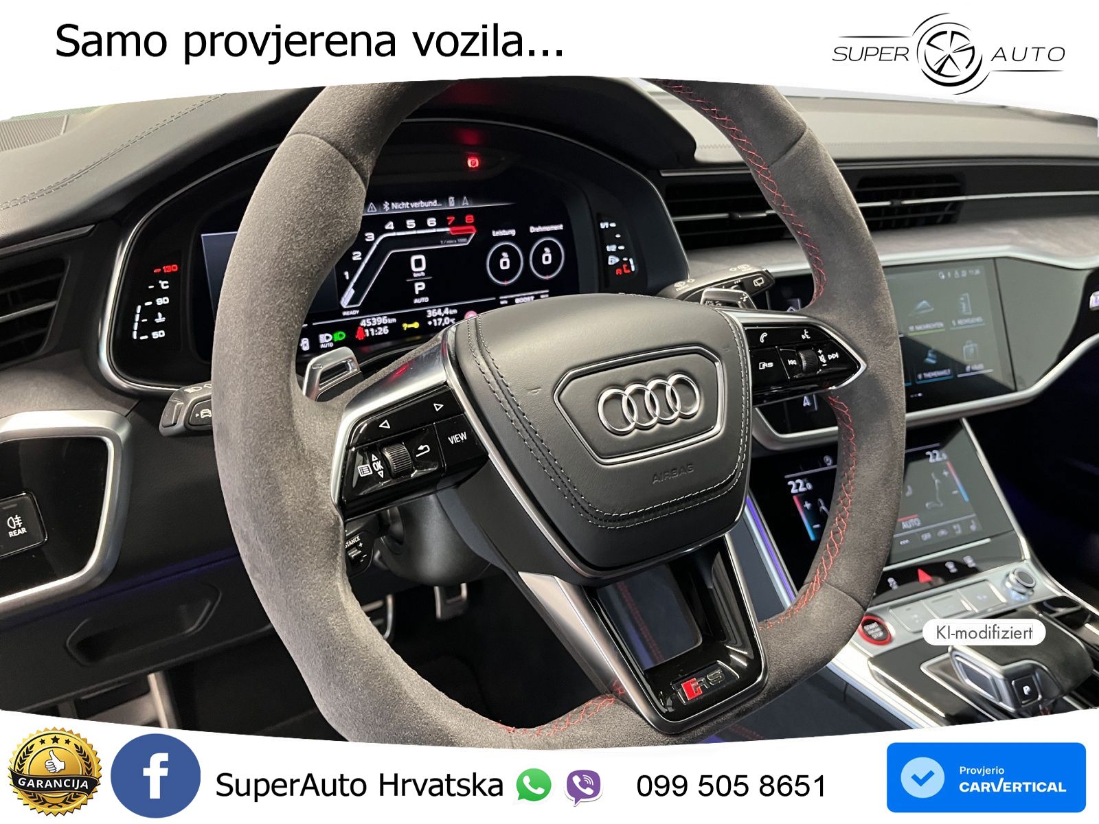 Audi RS6 Avant 4.0 TFSI V8 performance (630 KS)  quattro tiptronic MATRIX+GR SJED+KAM