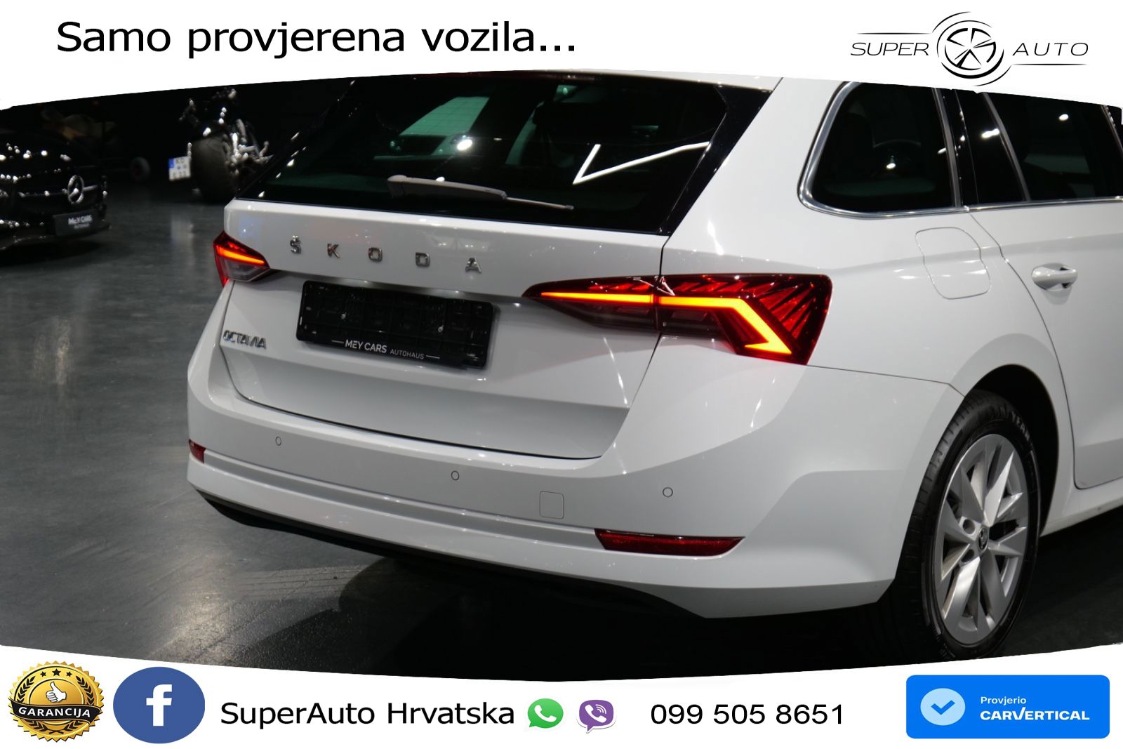 Škoda Octavia Combi 2.0 TDI (150 KS) DSG LED+GR SJED+ACC