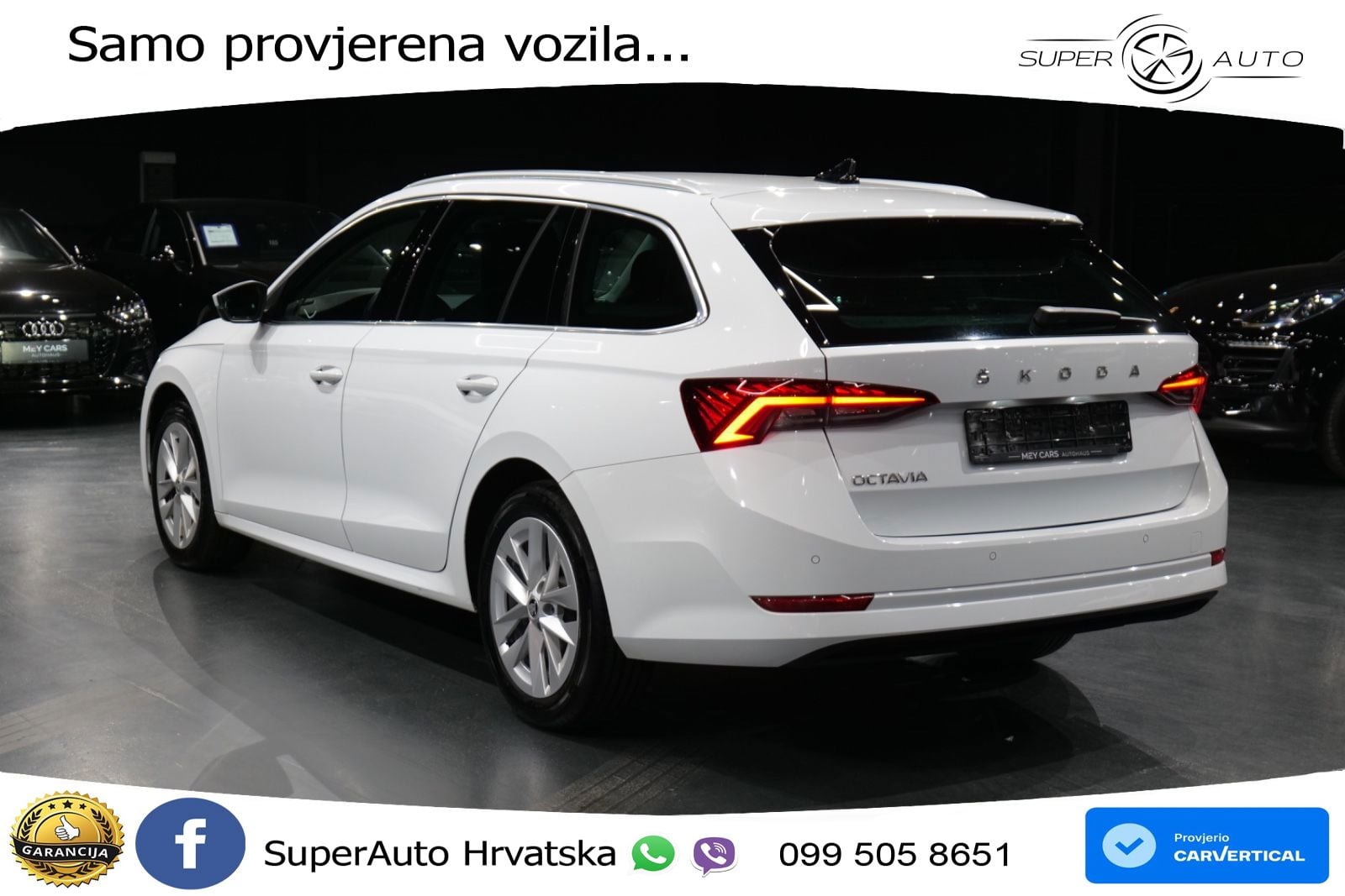 Škoda Octavia Combi 2.0 TDI (150 KS) DSG LED+GR SJED+ACC