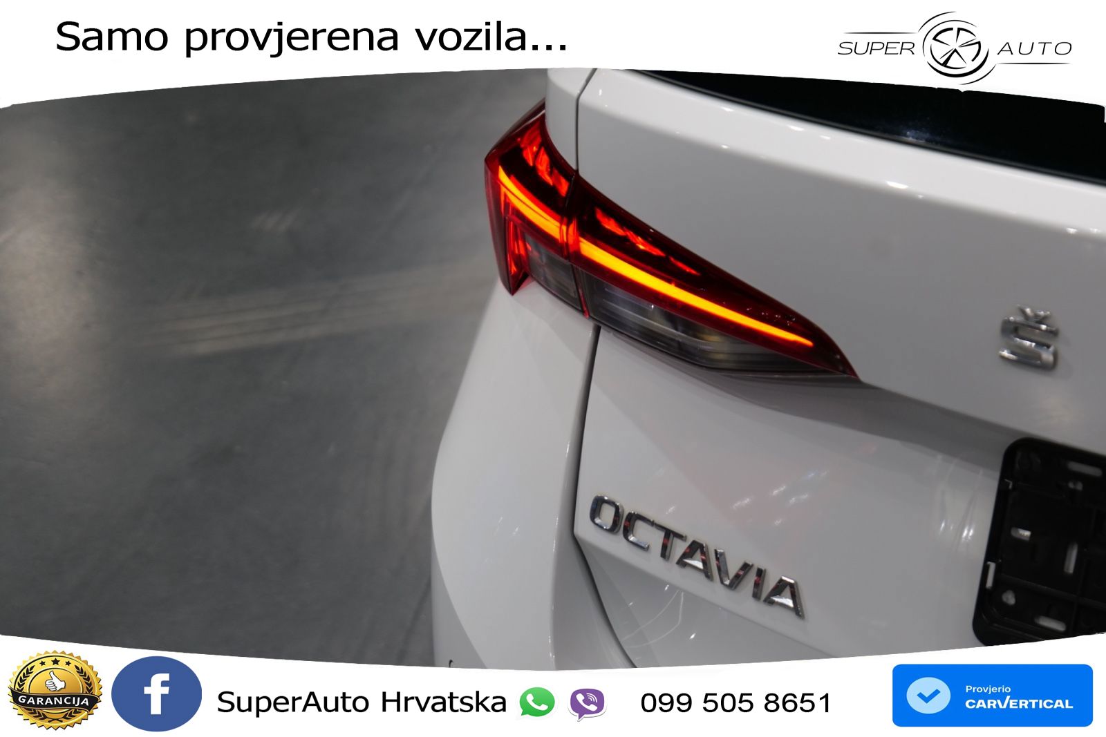 Škoda Octavia Combi 2.0 TDI (150 KS) DSG LED+GR SJED+ACC