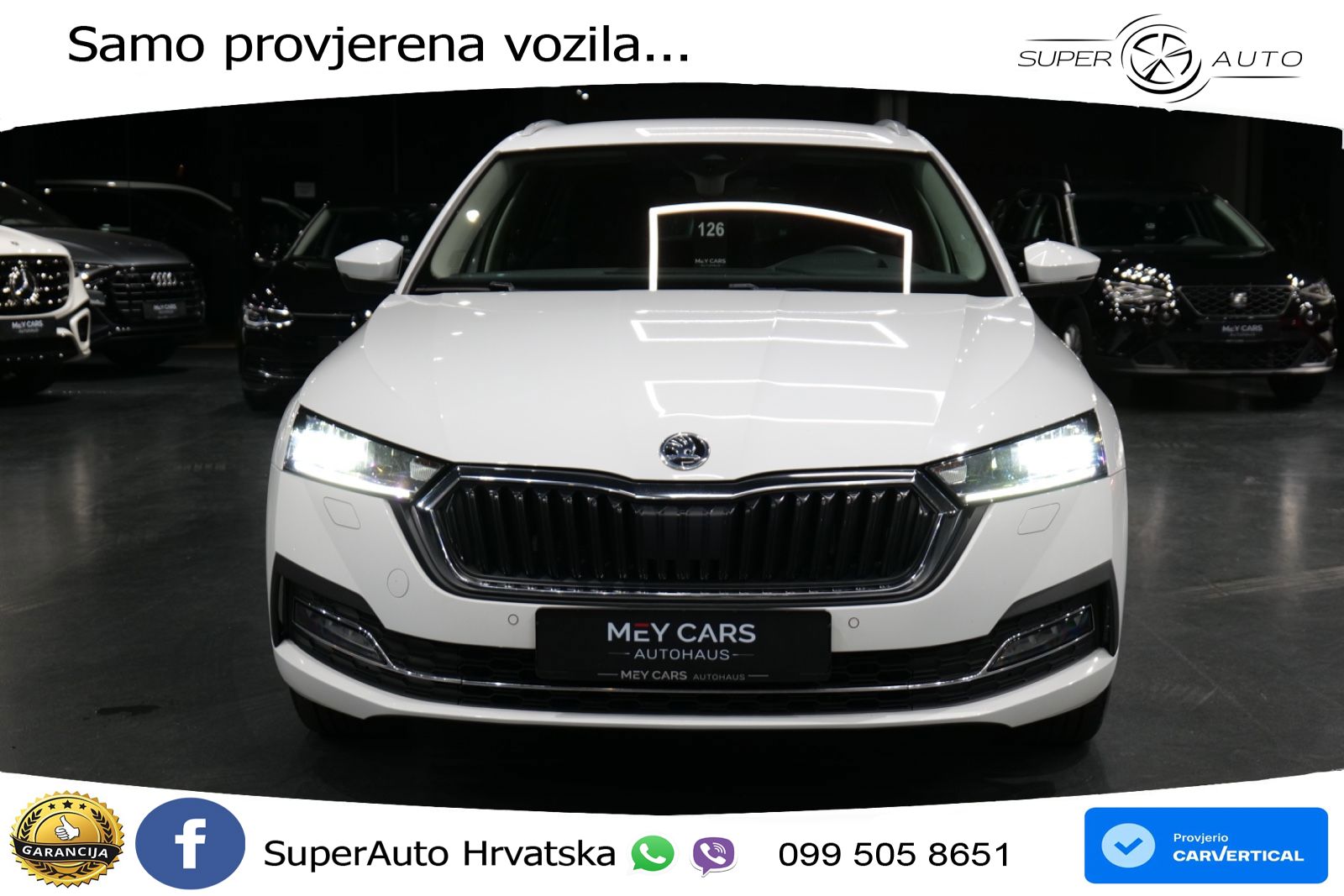 Škoda Octavia Combi 2.0 TDI (150 KS) DSG LED+GR SJED+ACC