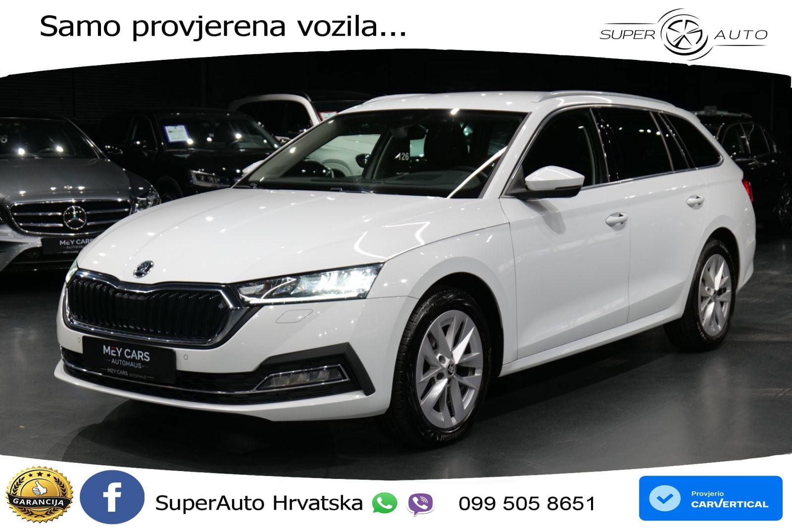 Škoda Octavia Combi 2.0 TDI (150 KS) DSG LED+GR SJED+ACC