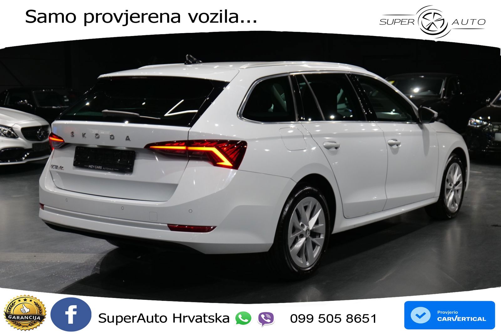 Škoda Octavia Combi 2.0 TDI (150 KS) DSG LED+GR SJED+ACC