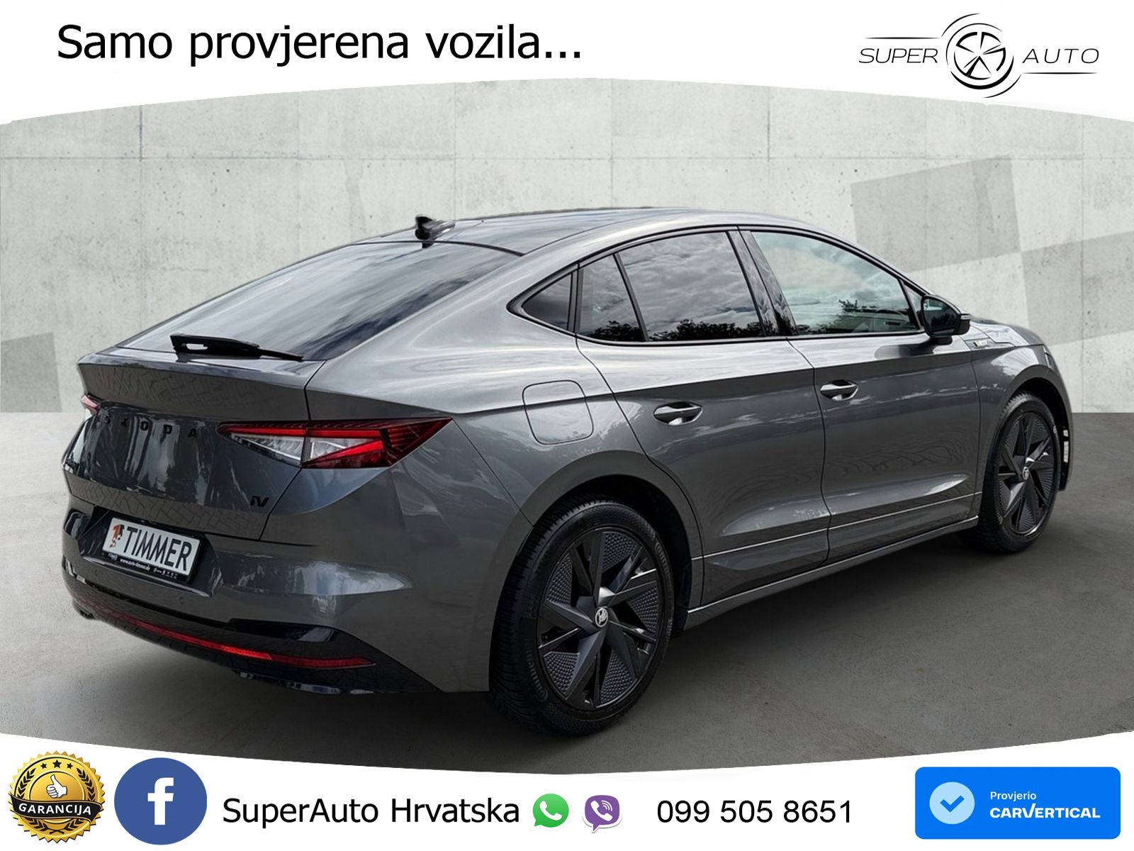 Škoda Enyaq iV RS 82 kWh (299 KS) AWD MATRIX+GR SJED+KAM