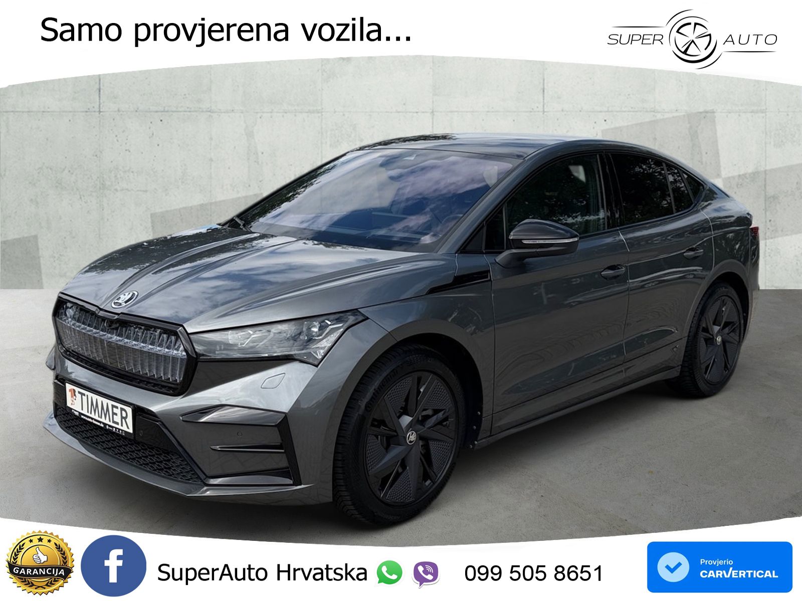 Škoda Enyaq iV RS 82 kWh (299 KS) AWD MATRIX+GR SJED+KAM