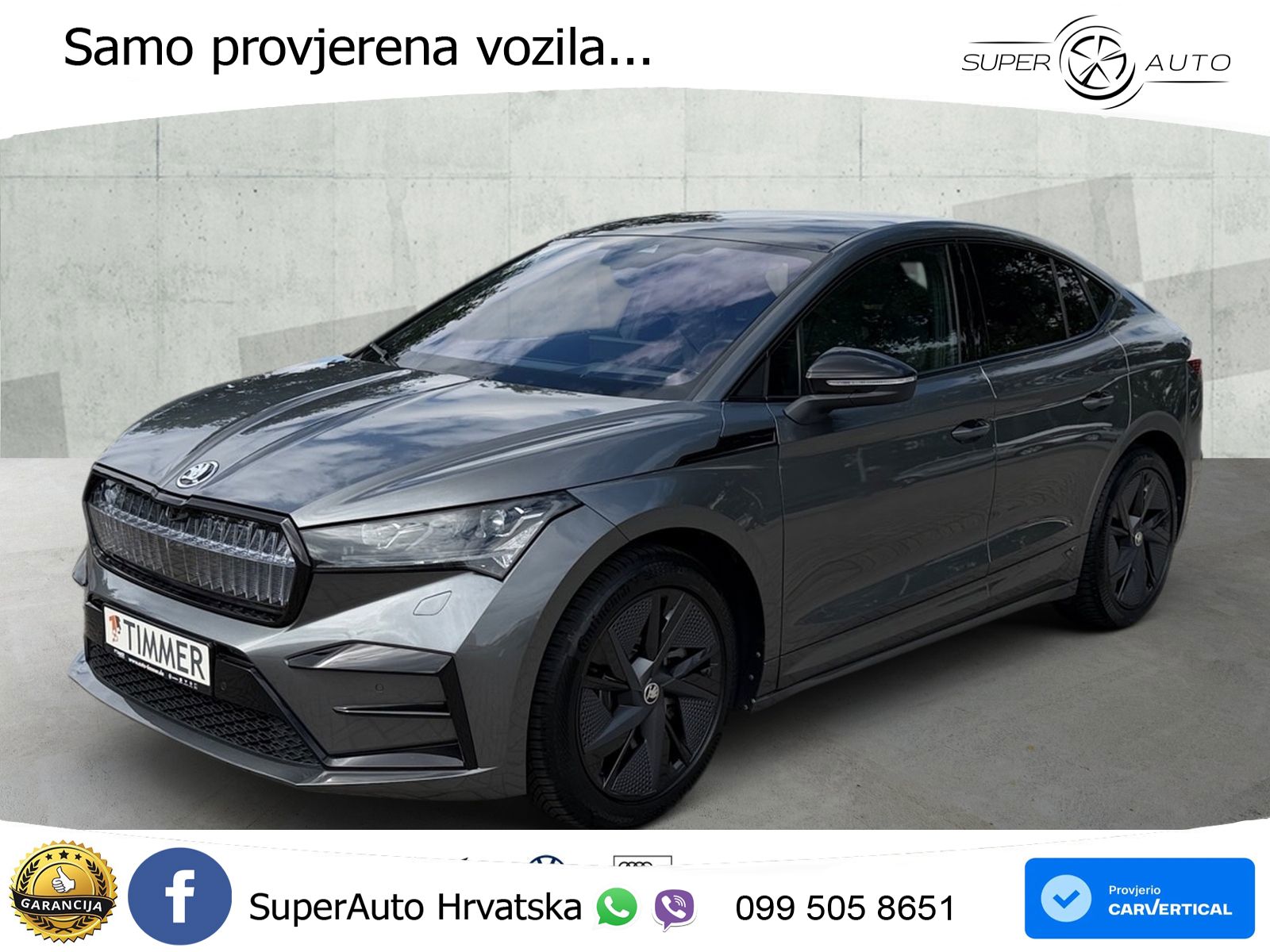 Škoda Enyaq iV RS 82 kWh (299 KS) AWD MATRIX+GR SJED+KAM