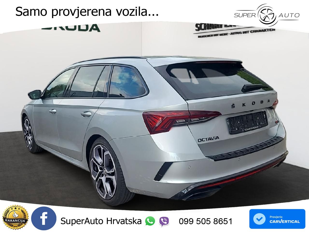 Škoda Octavia Combi RS 2.0 TDI (200 KS) DSG LED+GR SJED+ACC