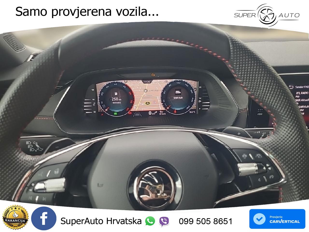 Škoda Octavia Combi RS 2.0 TDI (200 KS) DSG LED+GR SJED+ACC