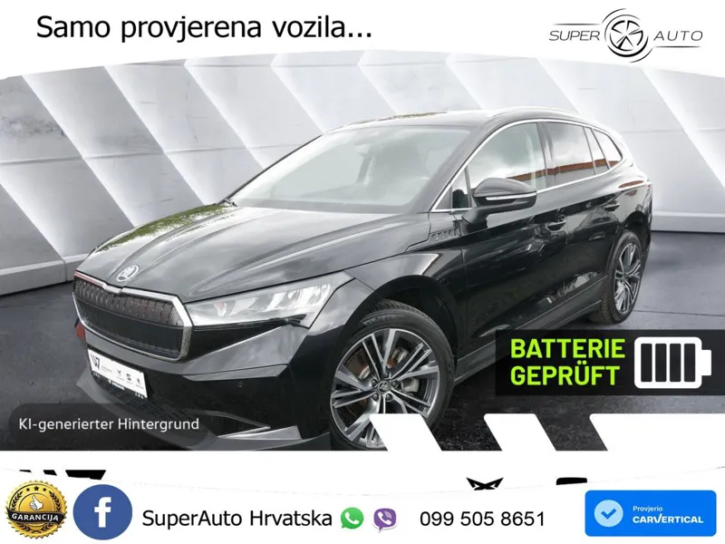 Škoda Enyaq iV 80x 82 kWh (265 KS) AWD Suite LED+GR SJED+ACC