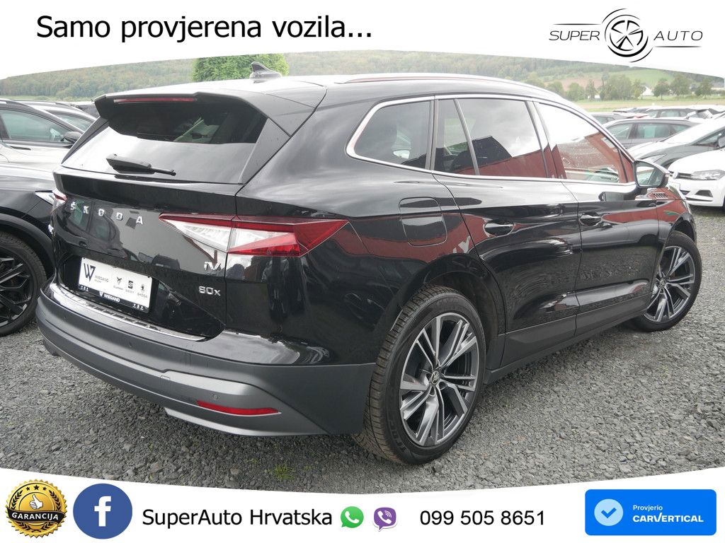 Škoda Enyaq iV 80x 82 kWh (265 KS) AWD Suite LED+GR SJED+ACC
