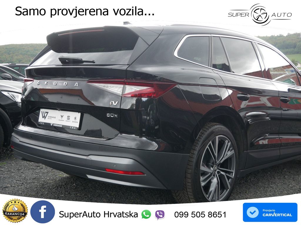 Škoda Enyaq iV 80x 82 kWh (265 KS) AWD Suite LED+GR SJED+ACC