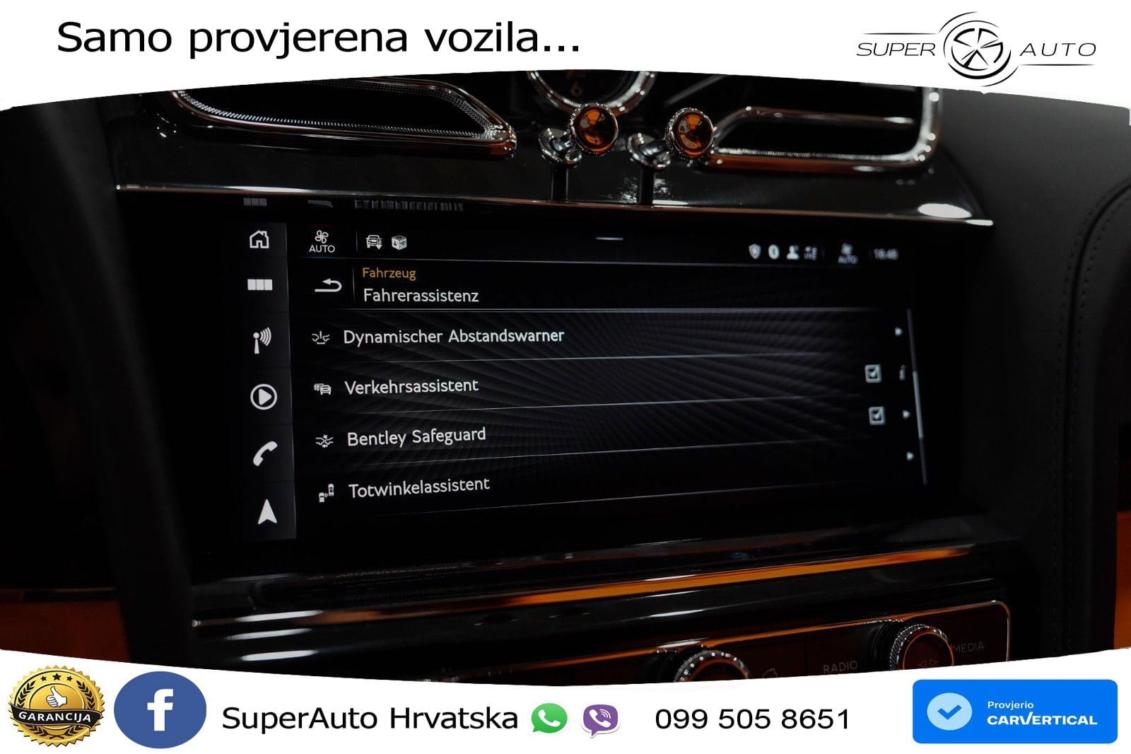 Bentley Bentayga 3.0 V6 TFSi (449 KS) AWD Automatic ACC+HEAD+4xGR SJED+360+PANO