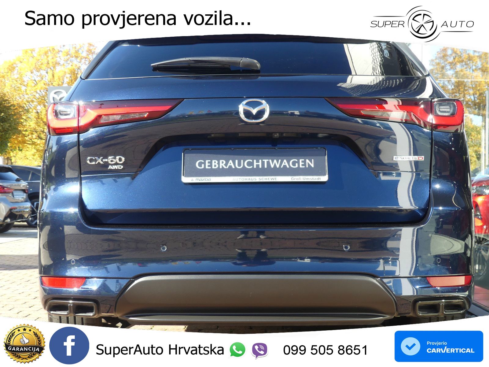 Mazda CX-60 3.3 e-Skyactiv D (254 KS) AWD Automatic MATRIX+GR SJED+KAM