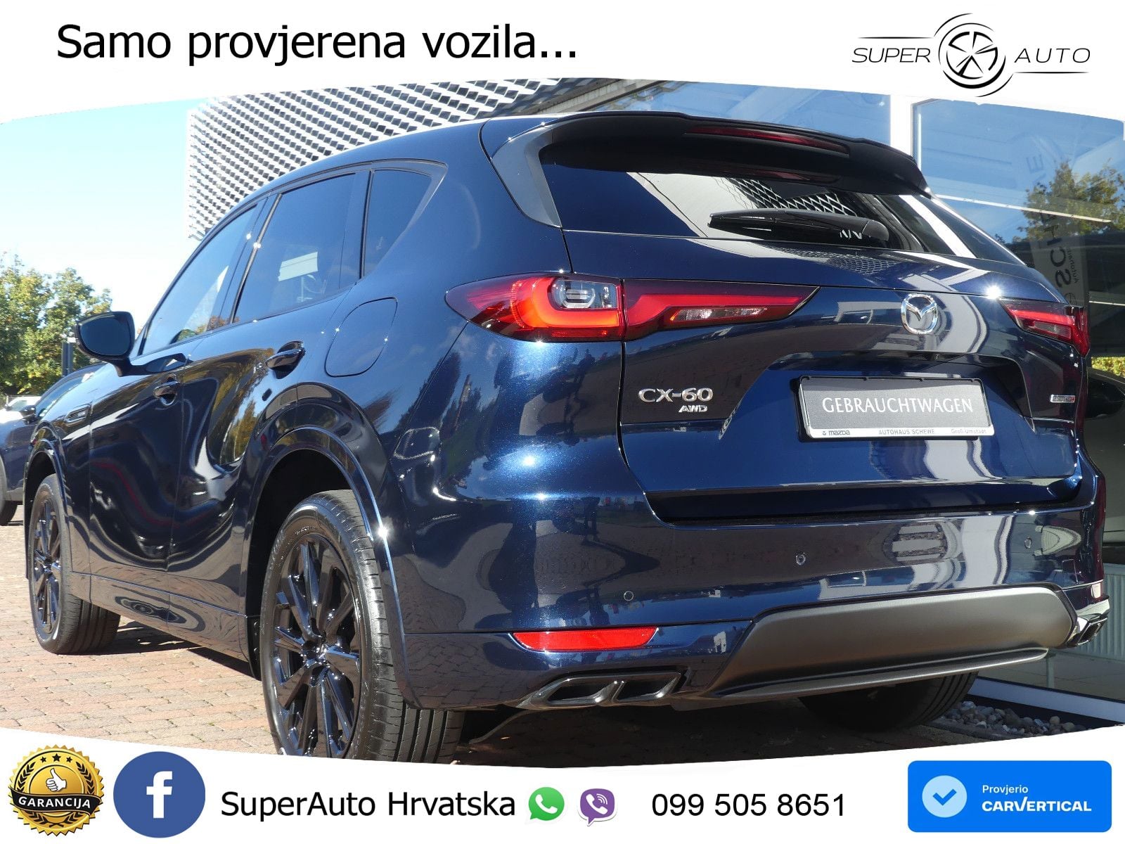 Mazda CX-60 3.3 e-Skyactiv D (254 KS) AWD Automatic MATRIX+GR SJED+KAM