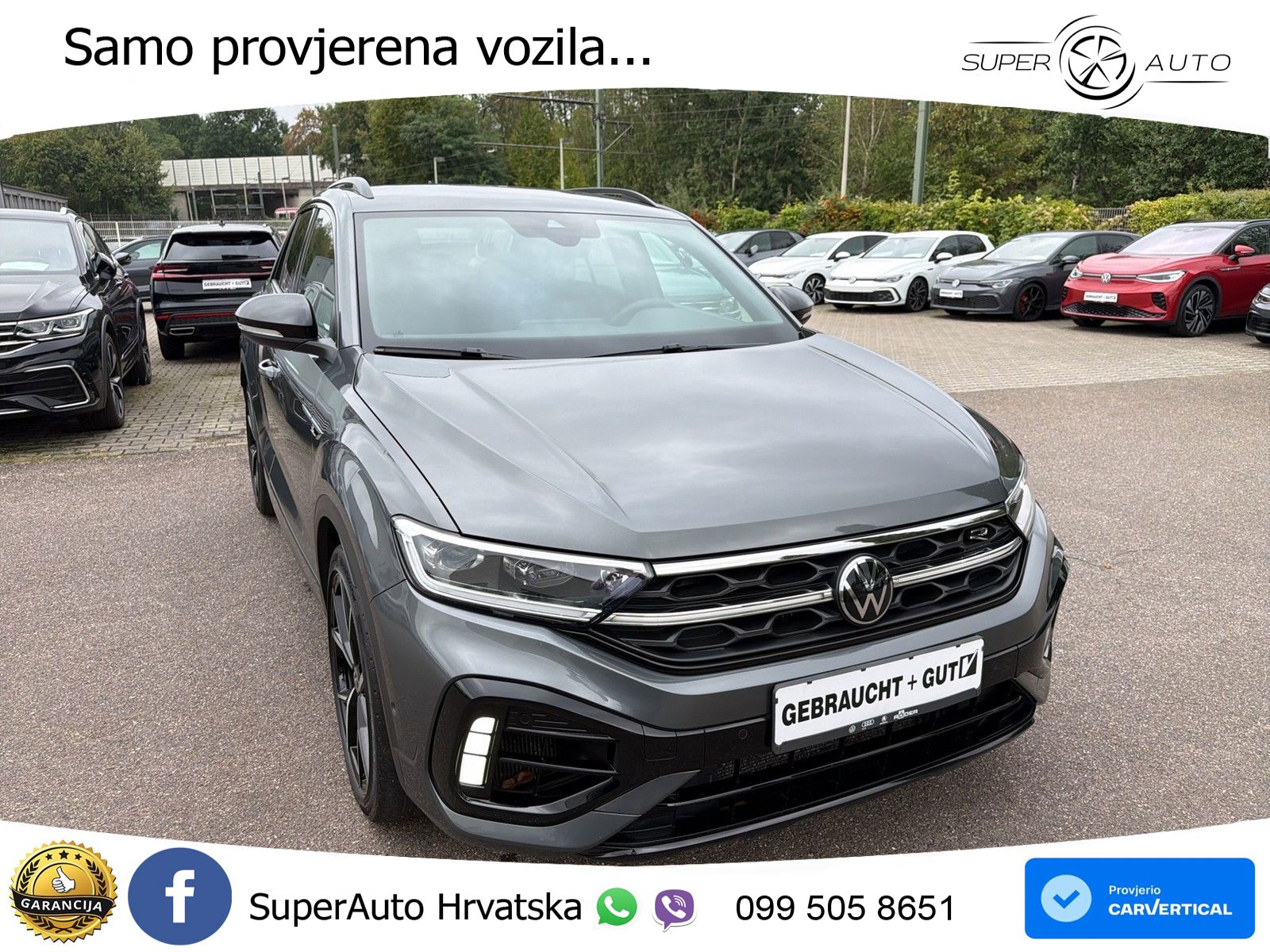 Volkswagen T-Roc I R 2.0 TSI (300 KS) OPF 4M DSG LED+GR SJED+ACC
