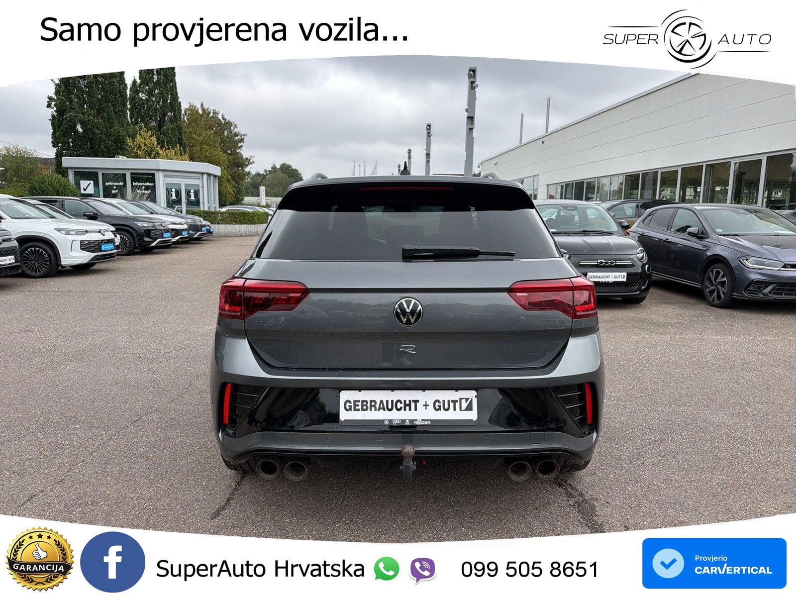 Volkswagen T-Roc I R 2.0 TSI (300 KS) OPF 4M DSG LED+GR SJED+ACC