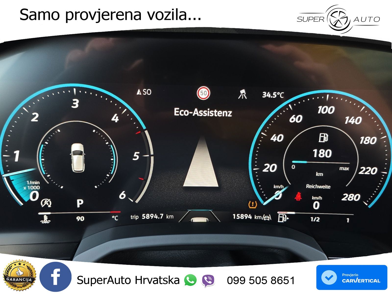 Volkswagen Touareg 3.0 V6 TDI (286 KS) 4MOTION Tiptronic ZRAČNI+ACC+GR SJED+KAM+PANO