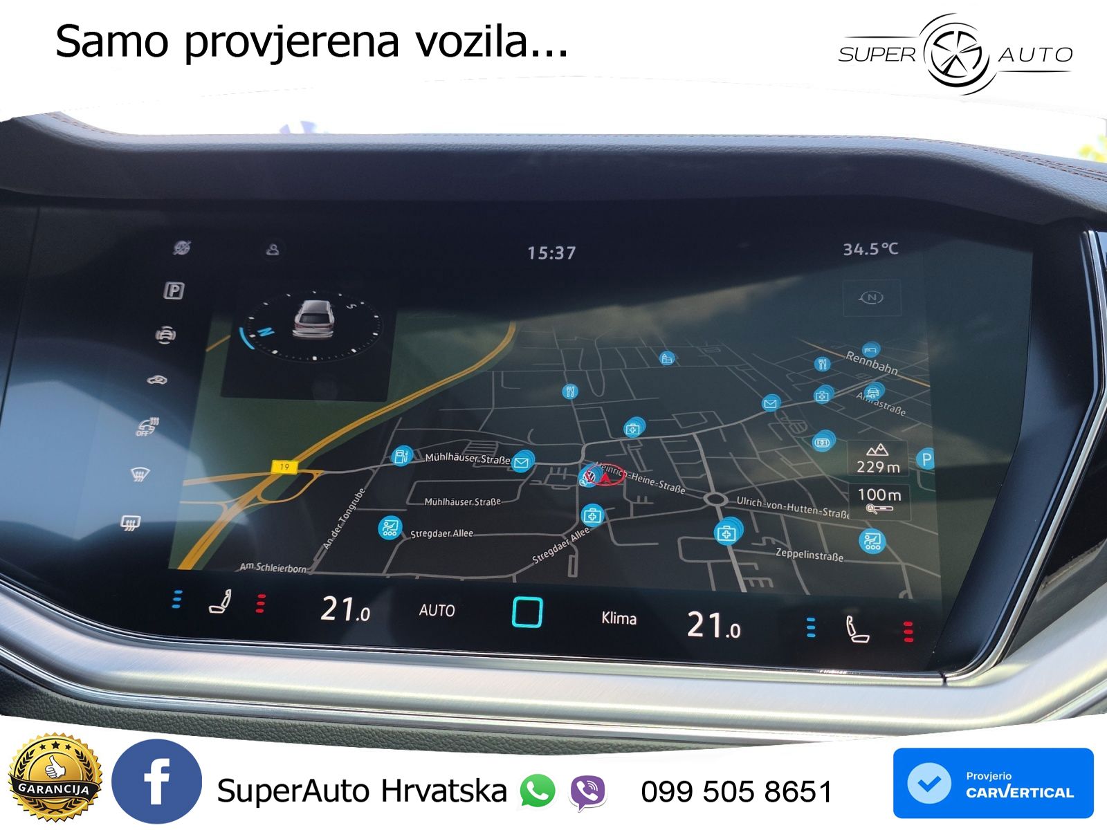 Volkswagen Touareg 3.0 V6 TDI (286 KS) 4MOTION Tiptronic ZRAČNI+ACC+GR SJED+KAM+PANO
