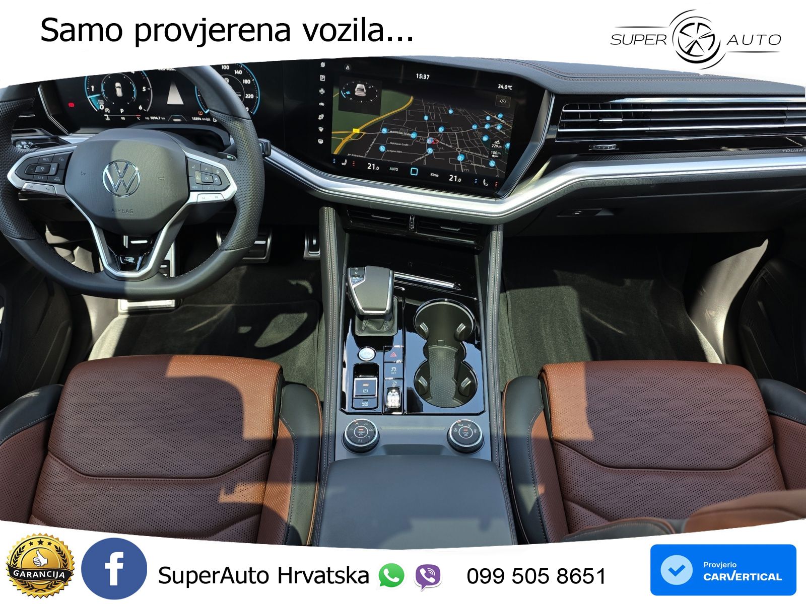 Volkswagen Touareg 3.0 V6 TDI (286 KS) 4MOTION Tiptronic ZRAČNI+ACC+GR SJED+KAM+PANO