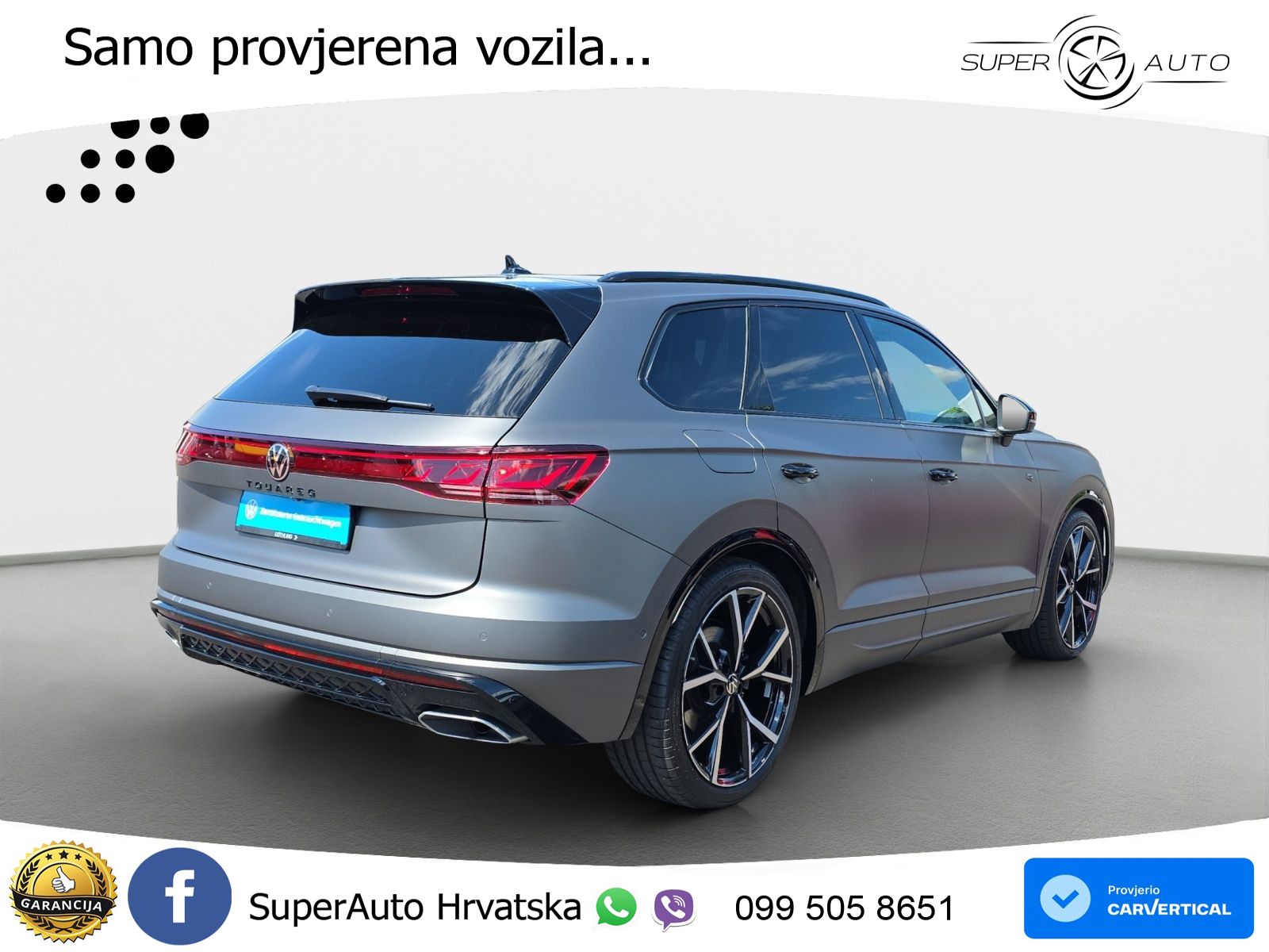 Volkswagen Touareg 3.0 V6 TDI (286 KS) 4MOTION Tiptronic ZRAČNI+ACC+GR SJED+KAM+PANO