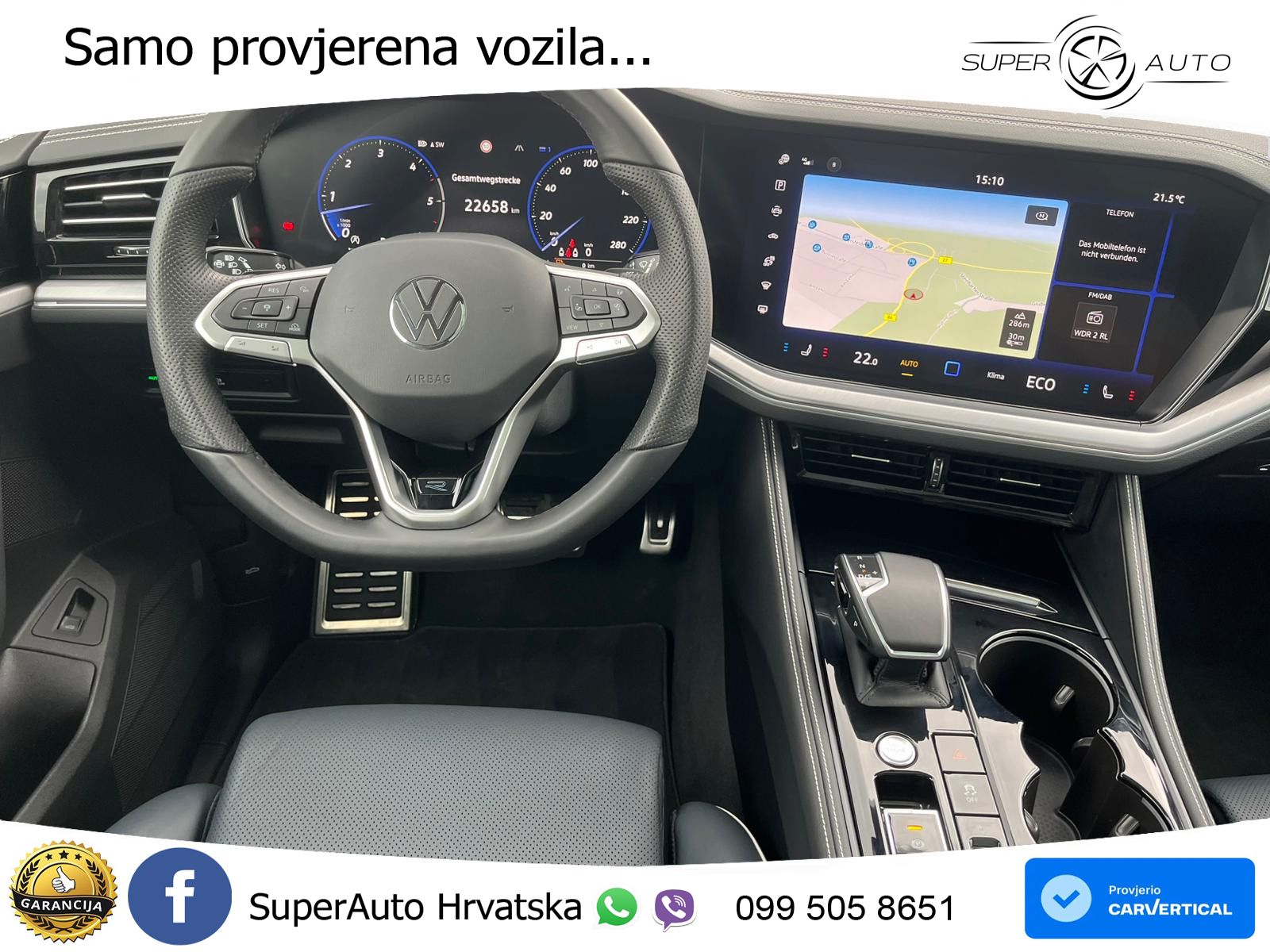 Volkswagen Touareg 3.0 V6 TDI (286 KS) 4MOTION Tiptronic LED+GR SJED+ACC