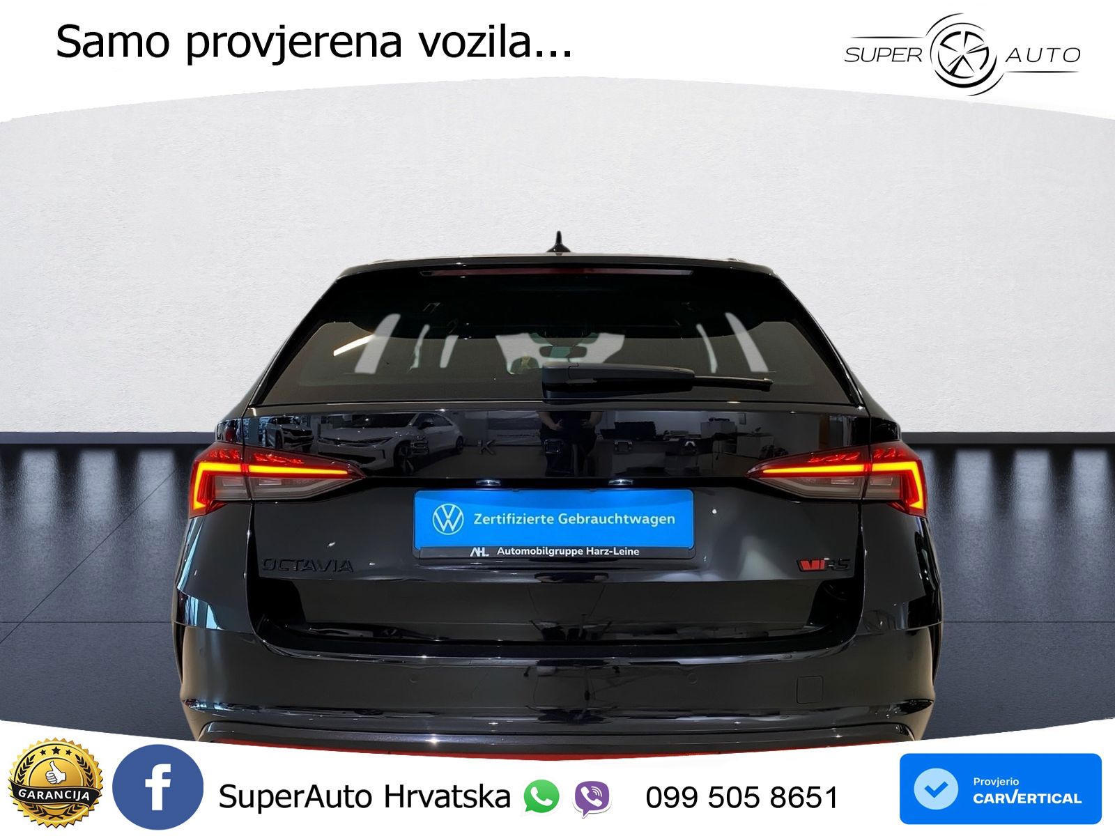 Škoda Octavia Combi RS 2.0 TDI (200 KS) DSG LED+GR SJED+ACC