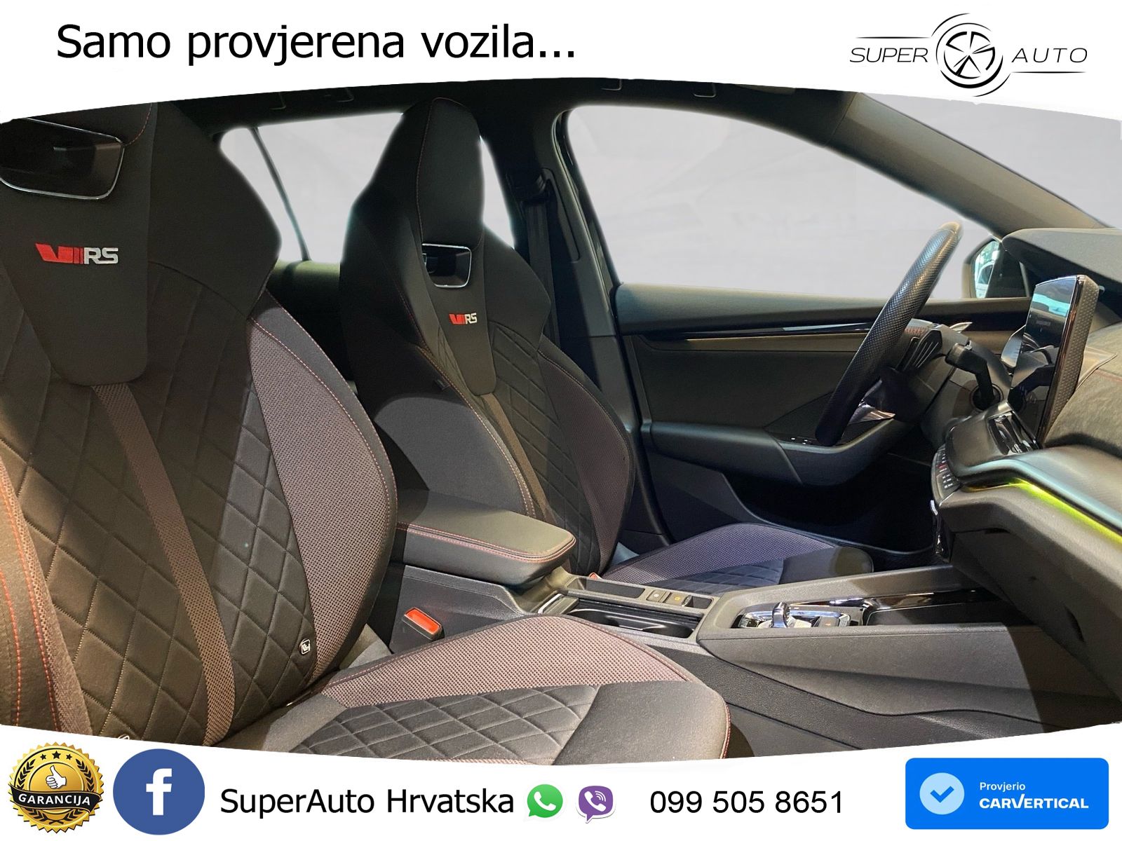 Škoda Octavia Combi RS 2.0 TDI (200 KS) DSG LED+GR SJED+ACC