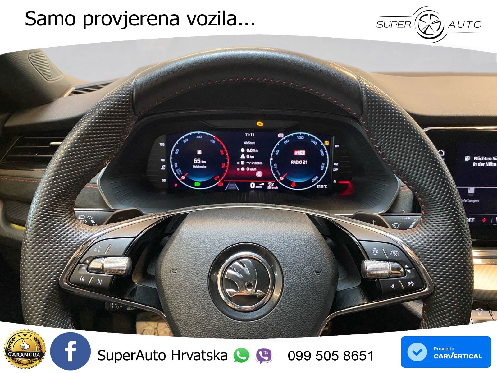 Škoda Octavia Combi RS 2.0 TDI (200 KS) DSG LED+GR SJED+ACC