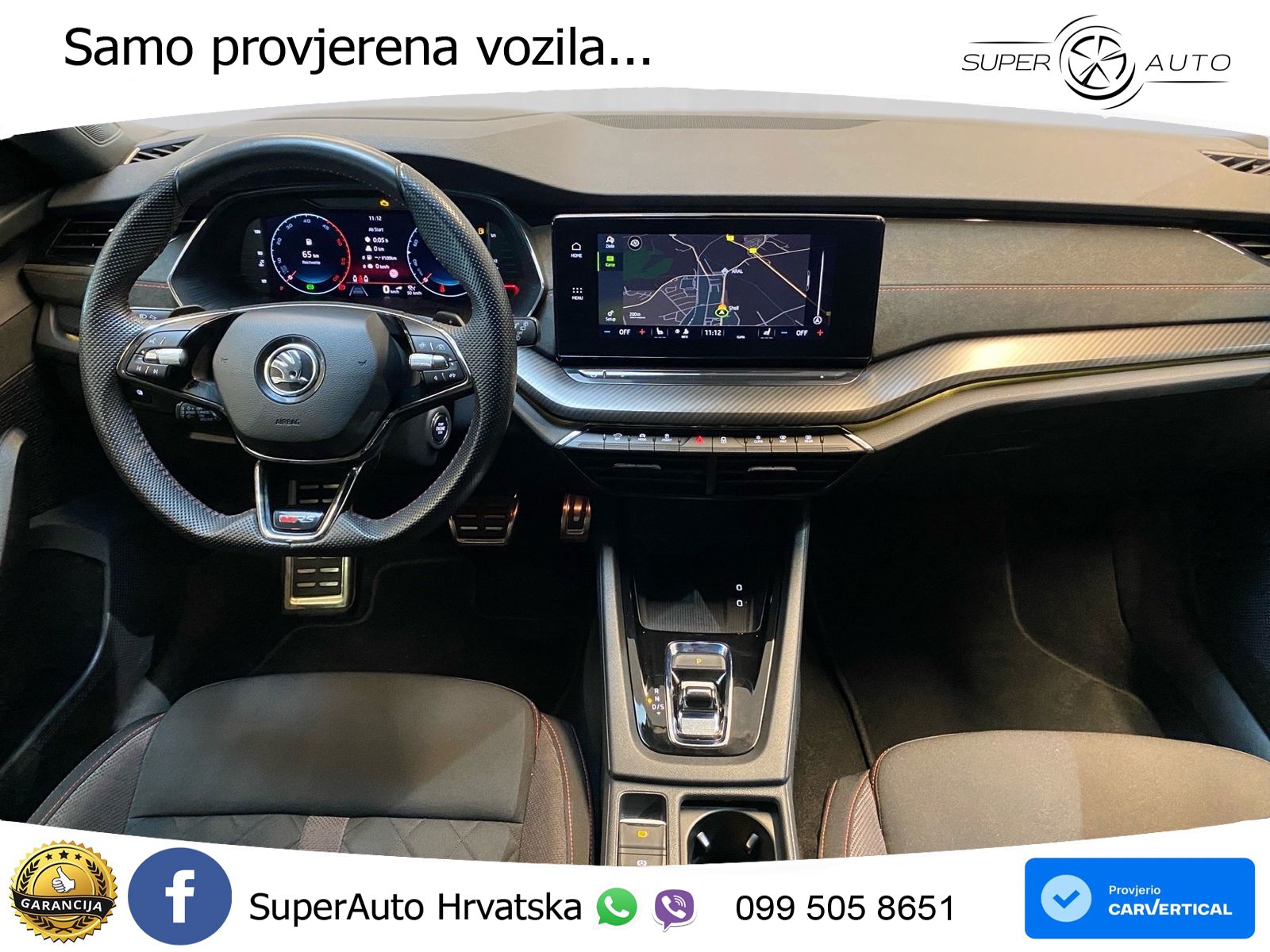 Škoda Octavia Combi RS 2.0 TDI (200 KS) DSG LED+GR SJED+ACC
