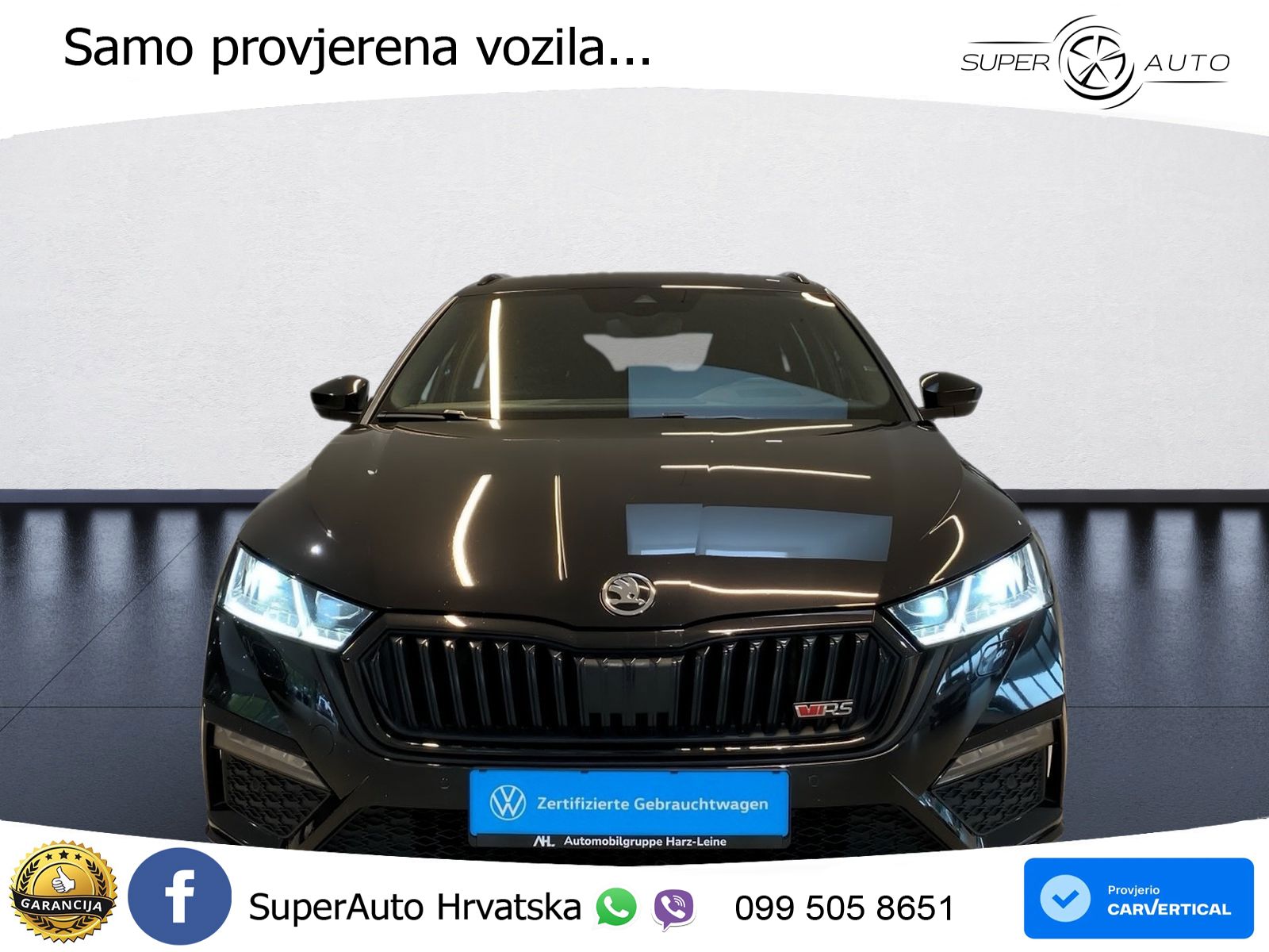 Škoda Octavia Combi RS 2.0 TDI (200 KS) DSG LED+GR SJED+ACC