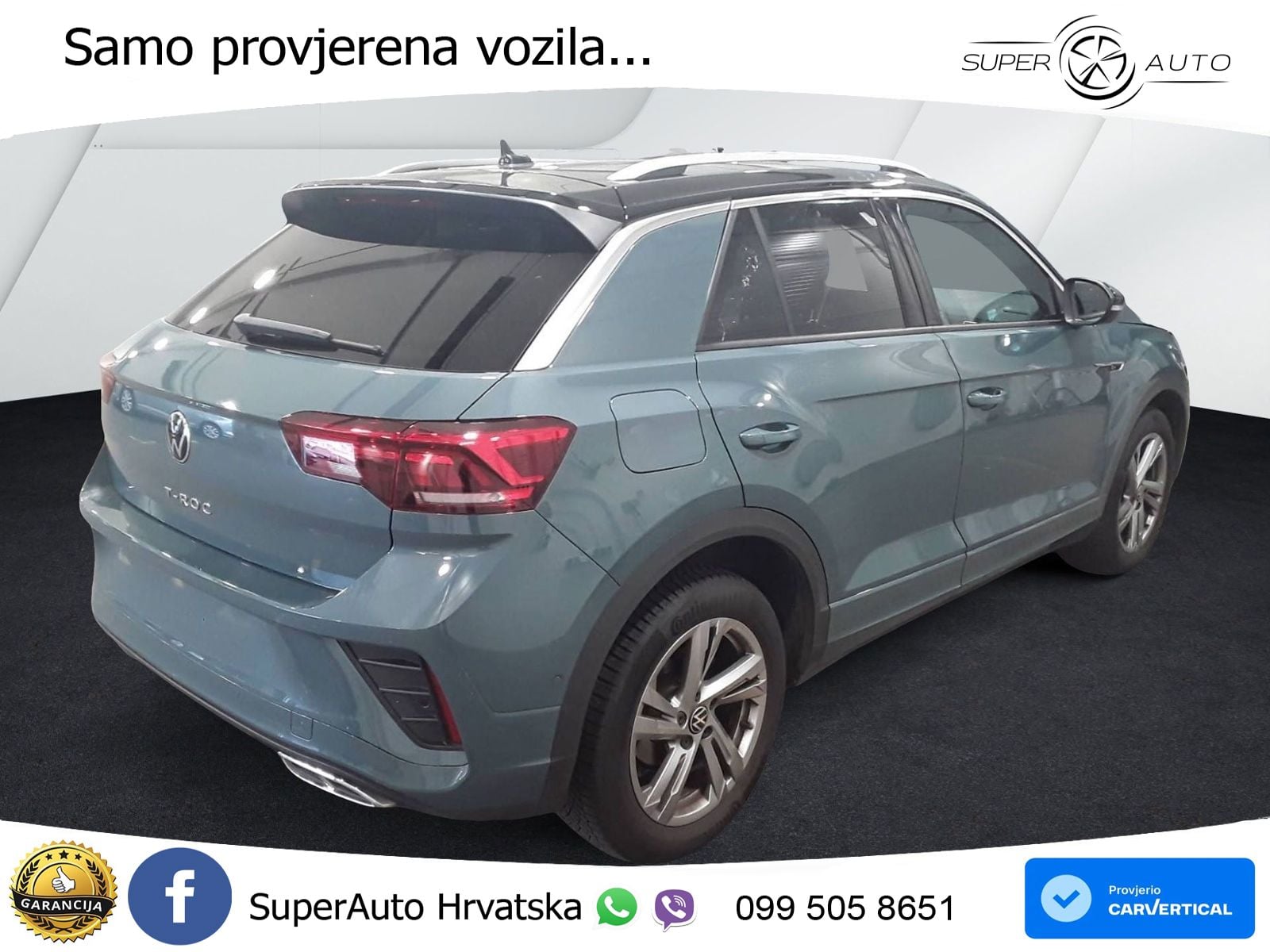 Volkswagen T-Roc 1.5 TSI (150 KS) DSG R-Line LED+GR SJED+ACC