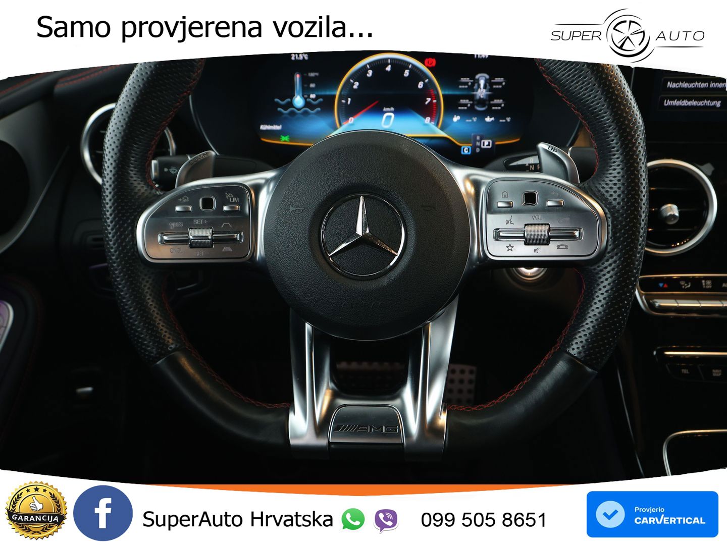 Mercedes AMG GLC 43 V6 (390 KS) 4MATIC TCT LED+GR SJED+ACC