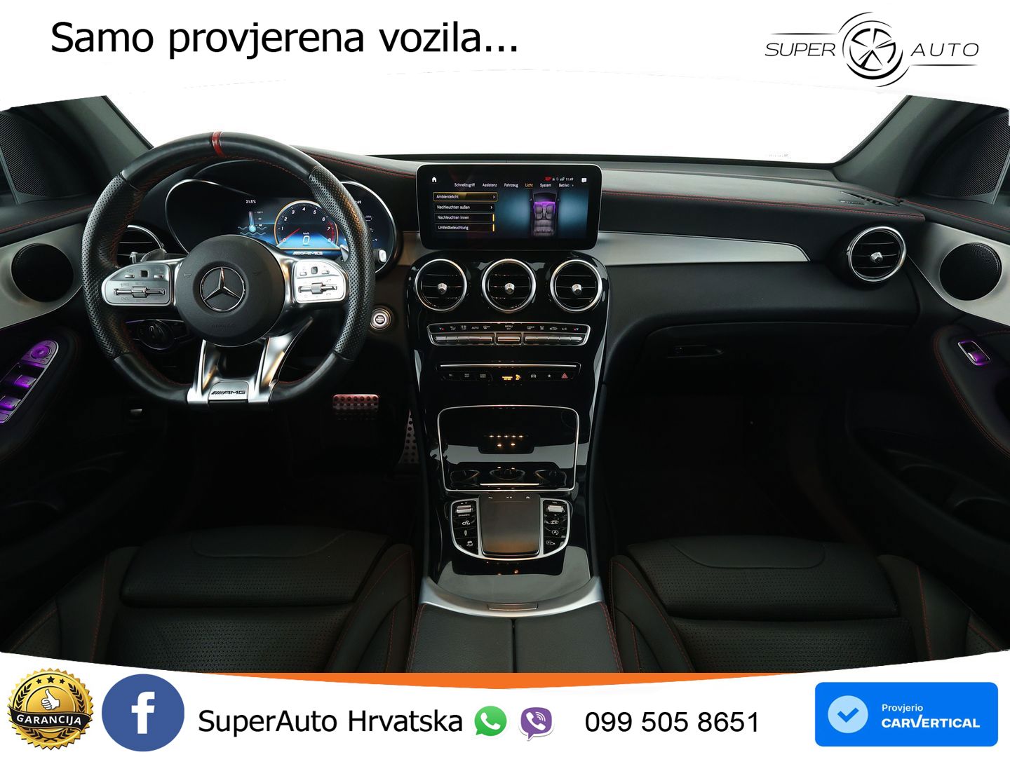 Mercedes AMG GLC 43 V6 (390 KS) 4MATIC TCT LED+GR SJED+ACC