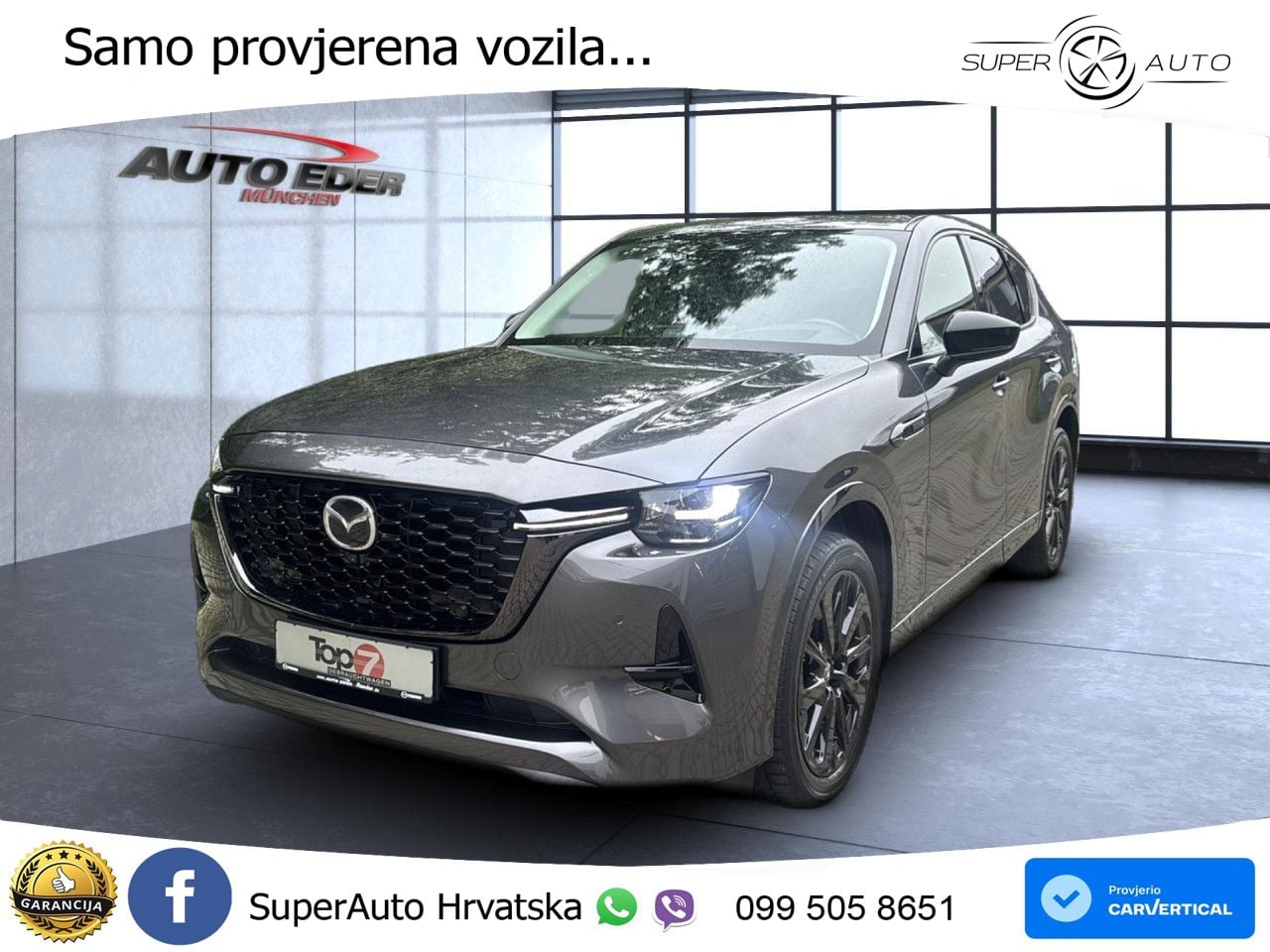 Mazda CX-60 3.3 e-Skyactiv D (254 KS) AWD Automatic LED+GR SJED+ACC