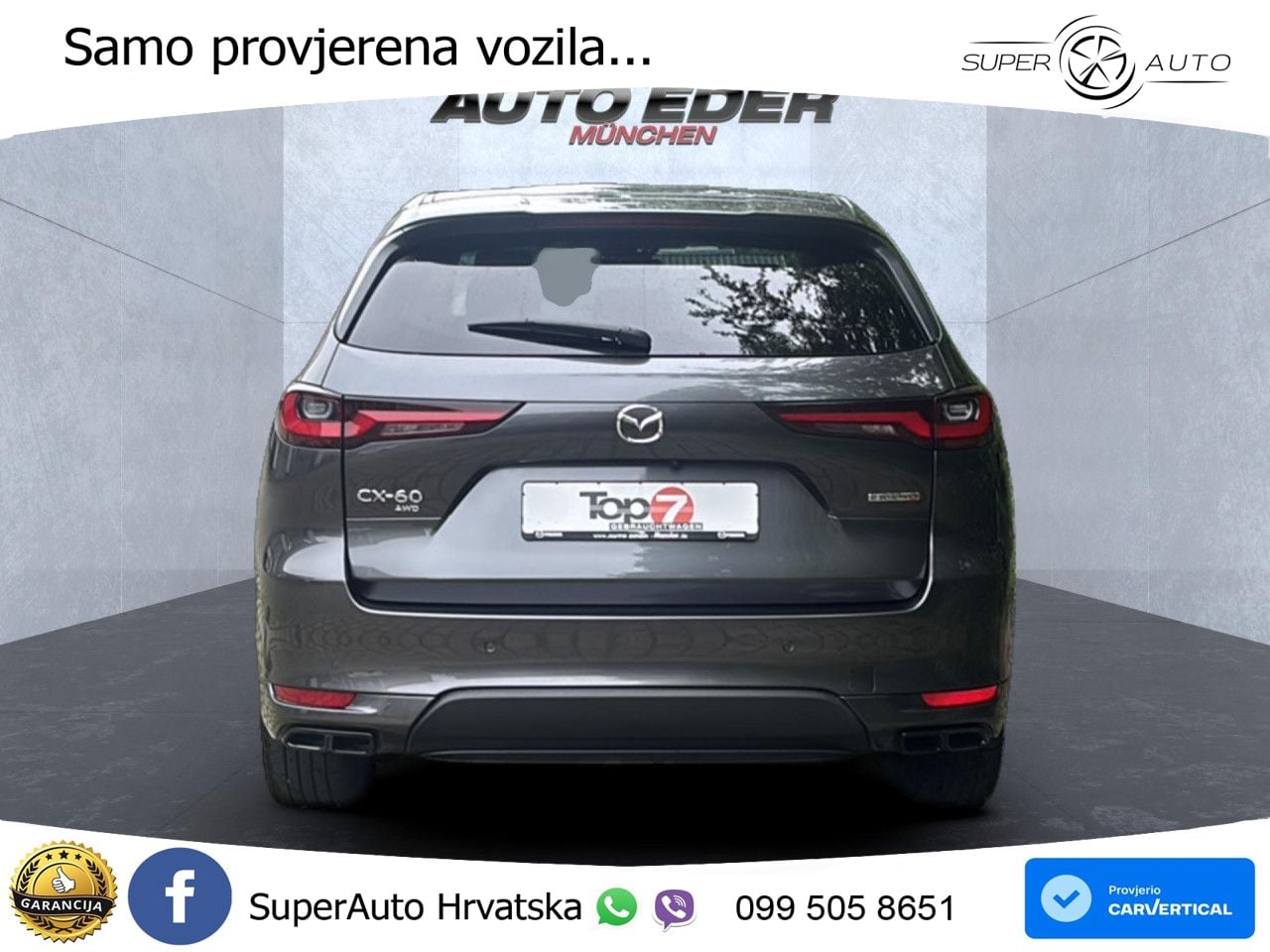 Mazda CX-60 3.3 e-Skyactiv D (254 KS) AWD Automatic LED+GR SJED+ACC