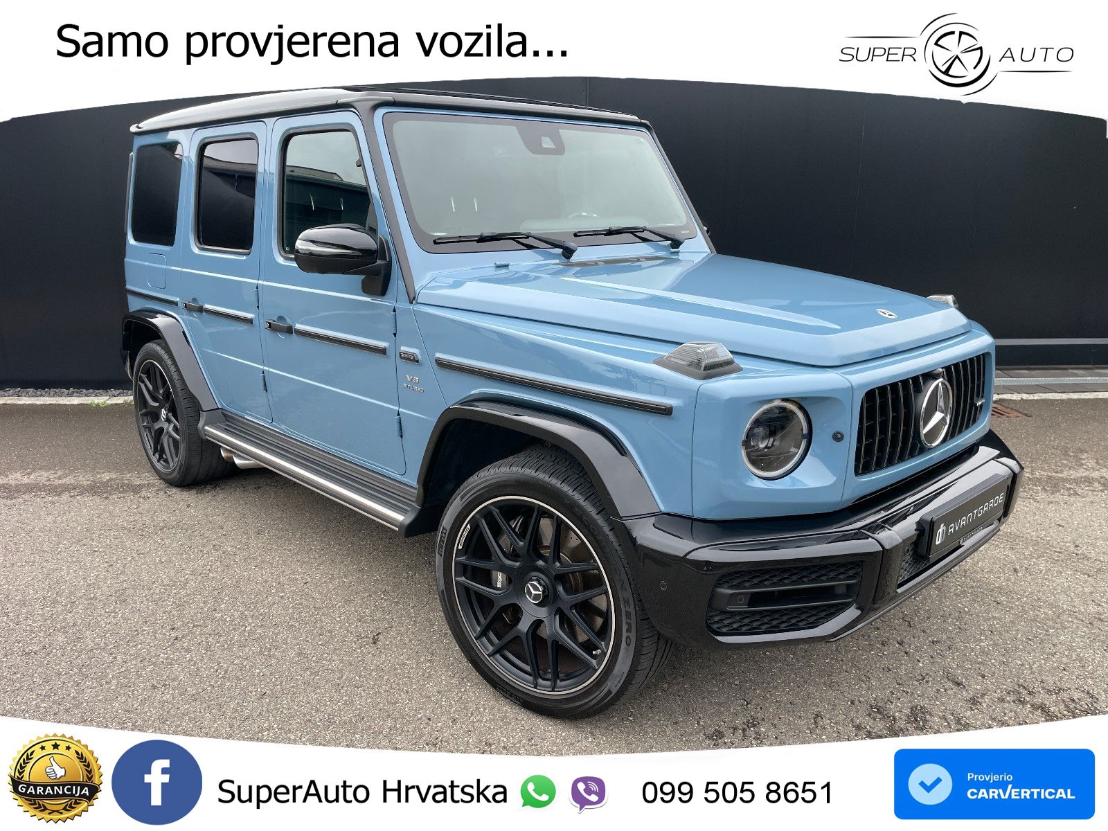 Mercedes AMG G 63 Long V8 (585 KS) 4MATIC 9G-TRONIC AMG SPEEDSHIFT PLUS LED+GR SJED+ACC