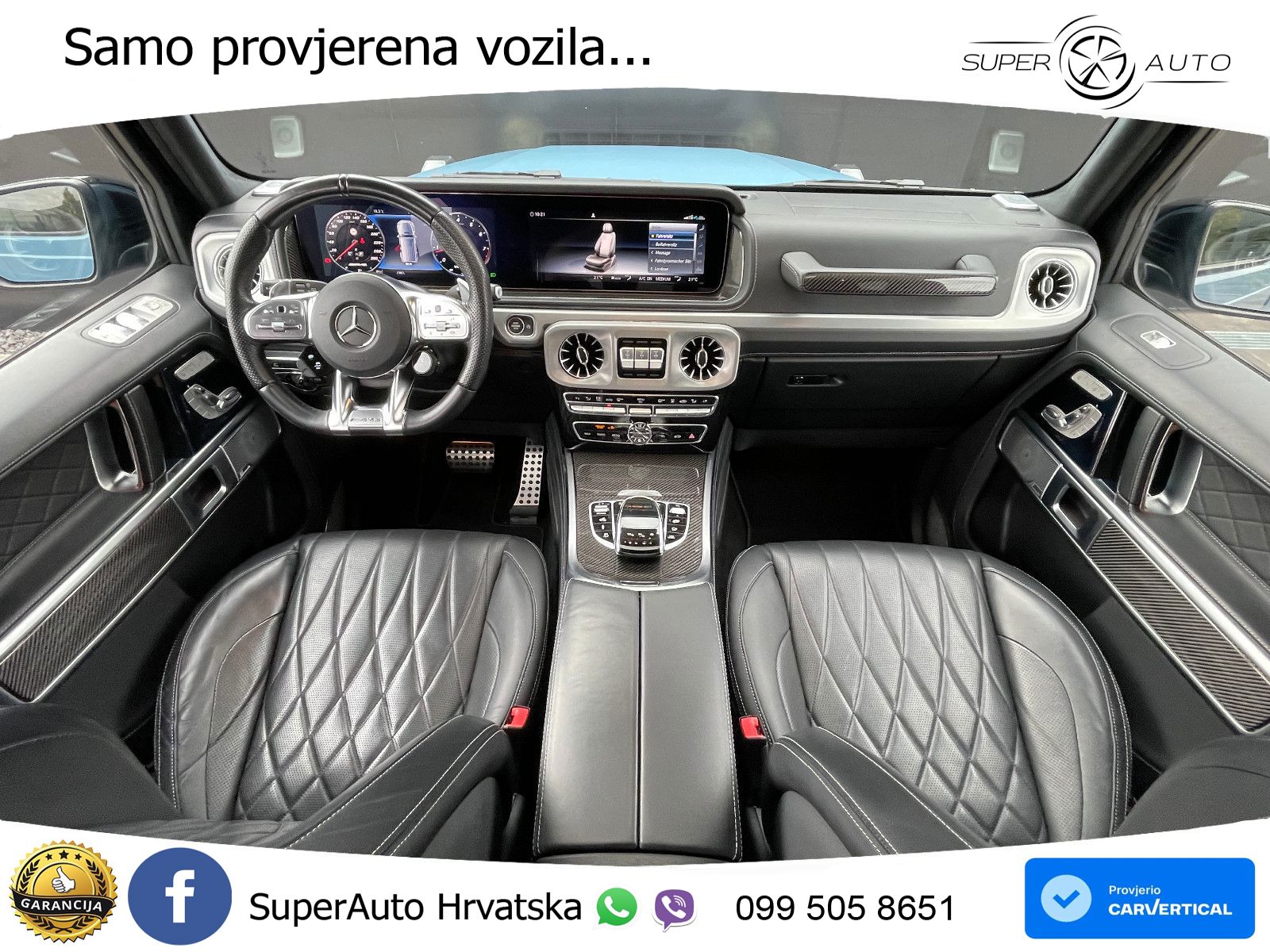 Mercedes AMG G 63 Long V8 (585 KS) 4MATIC 9G-TRONIC AMG SPEEDSHIFT PLUS LED+GR SJED+ACC
