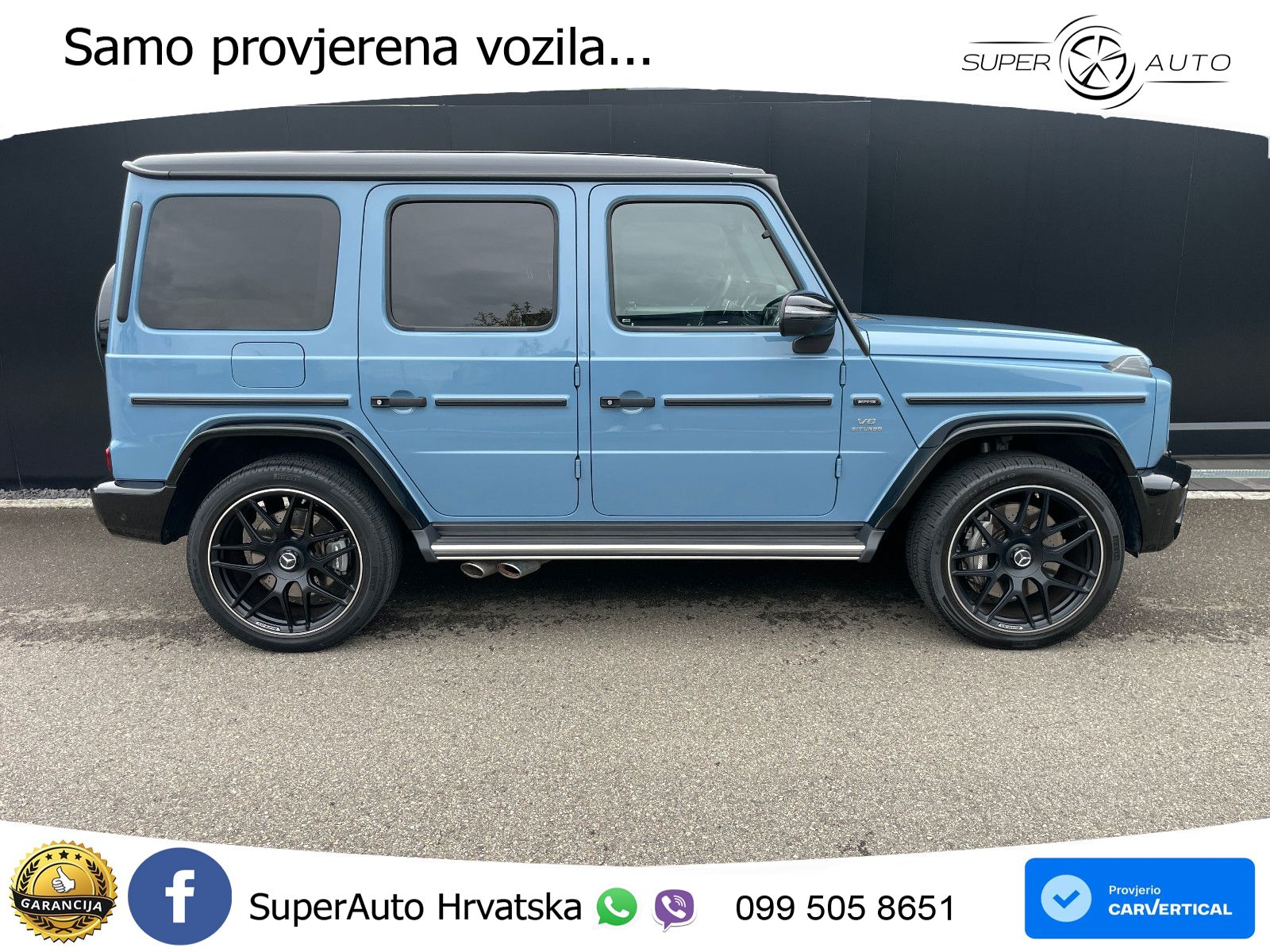 Mercedes AMG G 63 Long V8 (585 KS) 4MATIC 9G-TRONIC AMG SPEEDSHIFT PLUS LED+GR SJED+ACC