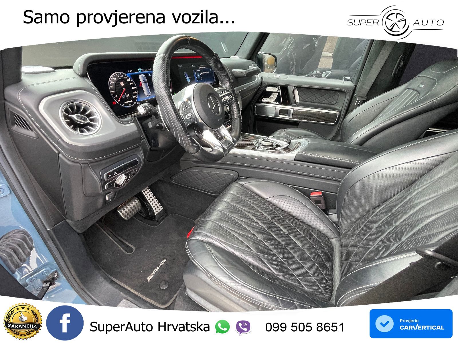 Mercedes AMG G 63 Long V8 (585 KS) 4MATIC 9G-TRONIC AMG SPEEDSHIFT PLUS LED+GR SJED+ACC