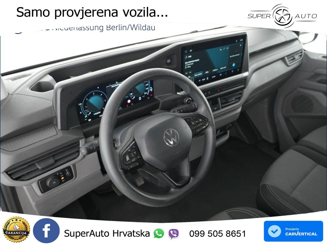 Volkswagen Transporter Kasten Kurz Vorber.AHK Klima Kamera 150 KS