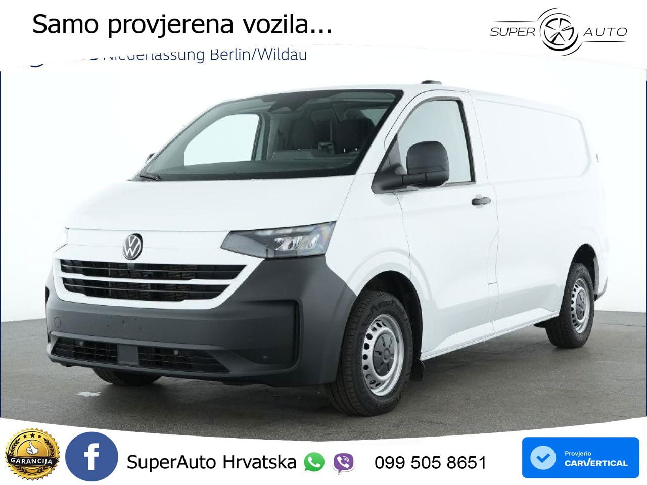 Volkswagen Transporter Kasten Kurz Vorber.AHK Klima Kamera 150 KS