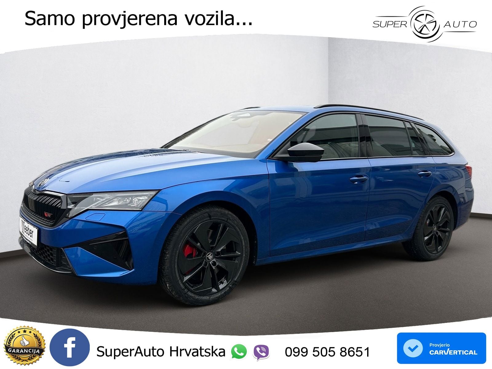 Škoda Octavia Combi RS 2.0 TSI (265 KS) DSG LED+GR SJED+ACC