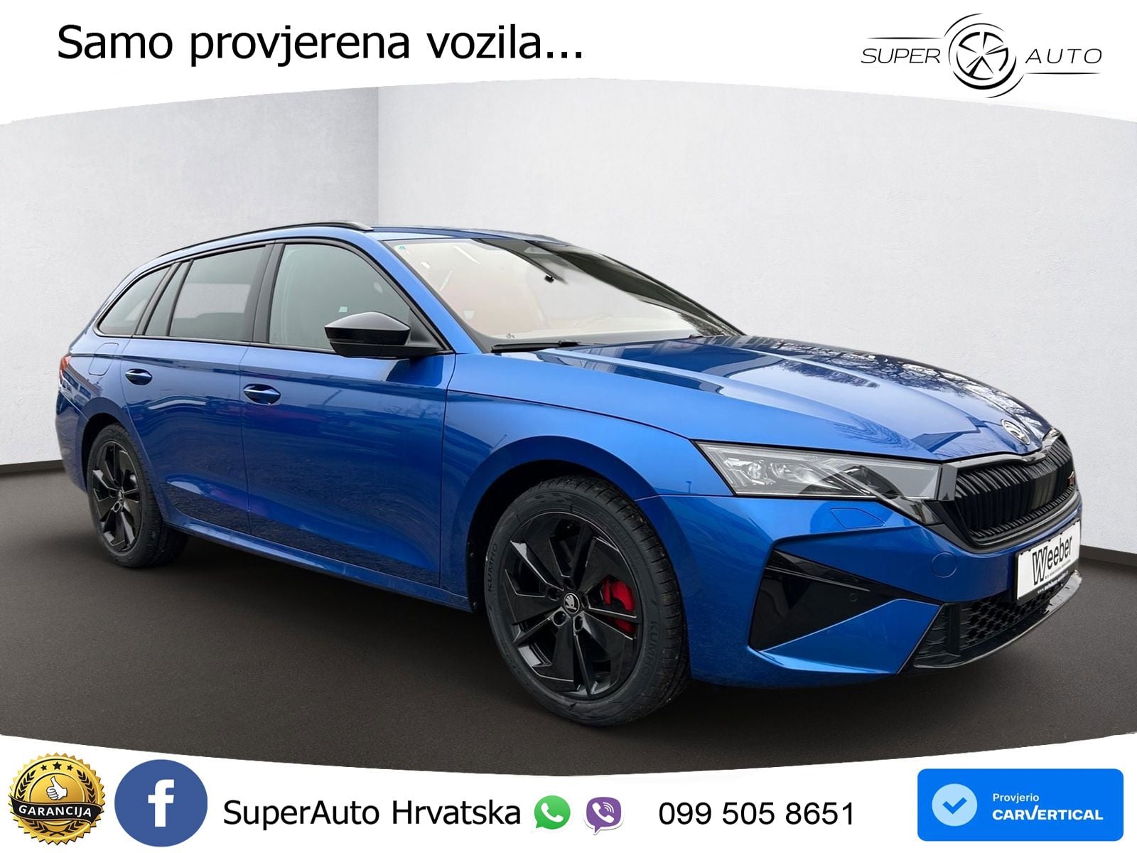Škoda Octavia Combi RS 2.0 TSI (265 KS) DSG LED+GR SJED+ACC