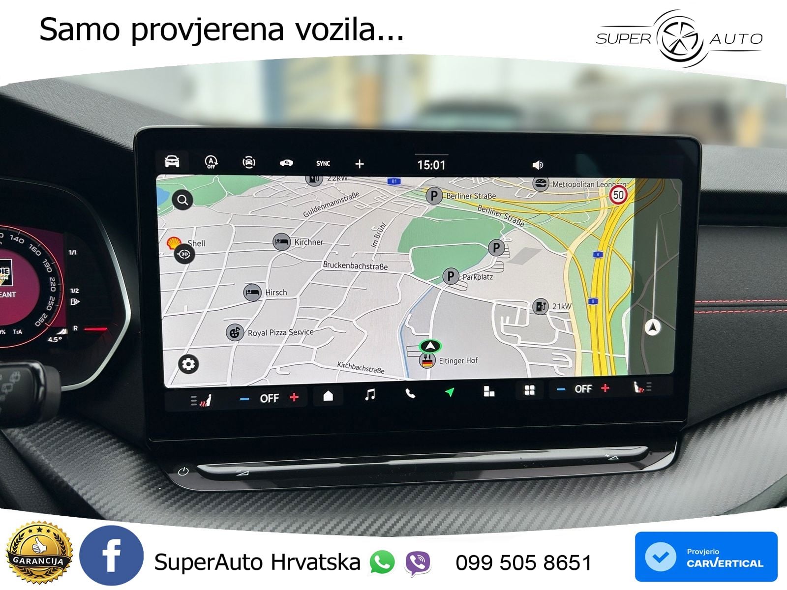 Škoda Octavia Combi RS 2.0 TSI (265 KS) DSG LED+GR SJED+ACC